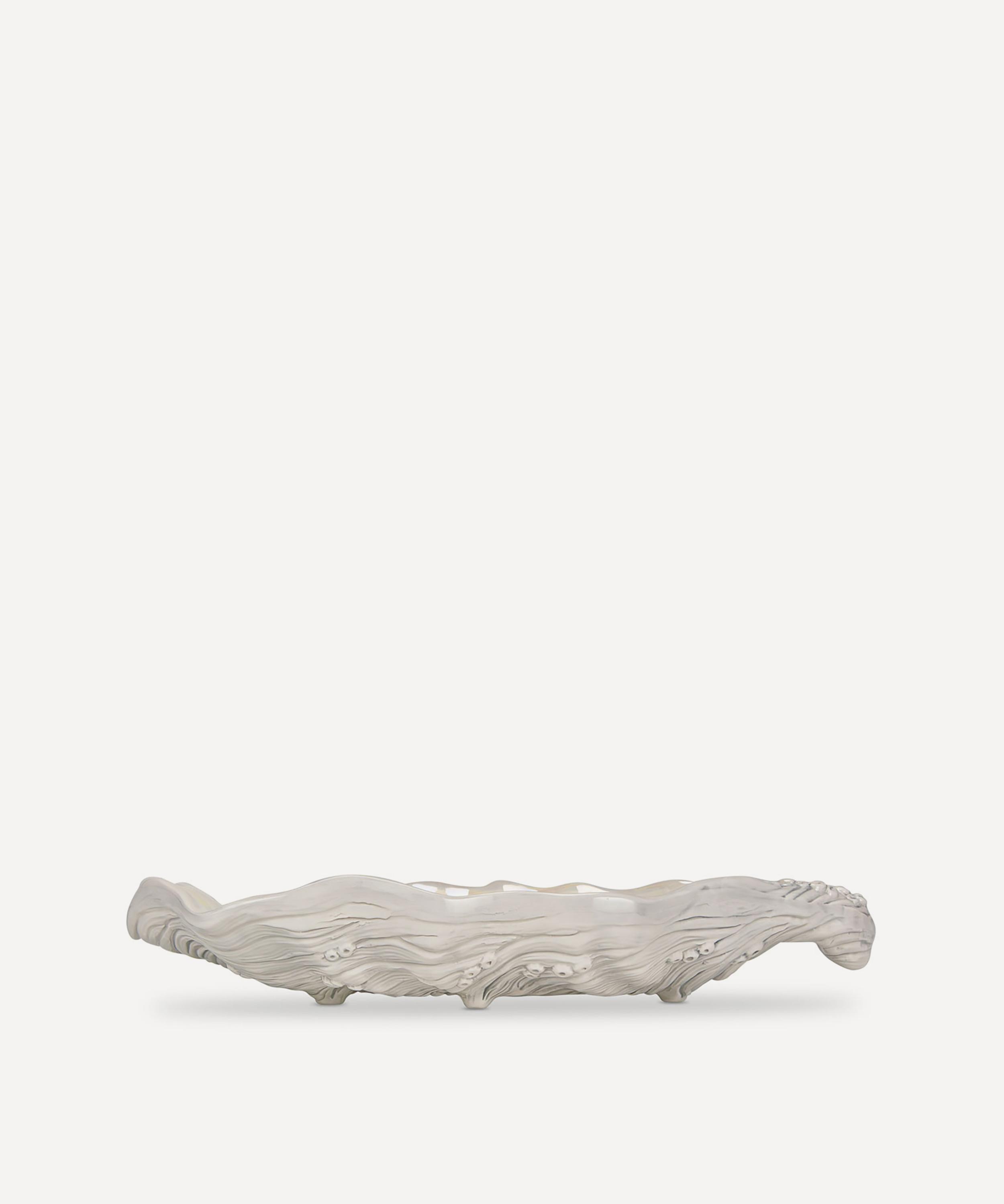 Edelweiss - Mother of Pearl Medium Oyster Platter image number 2