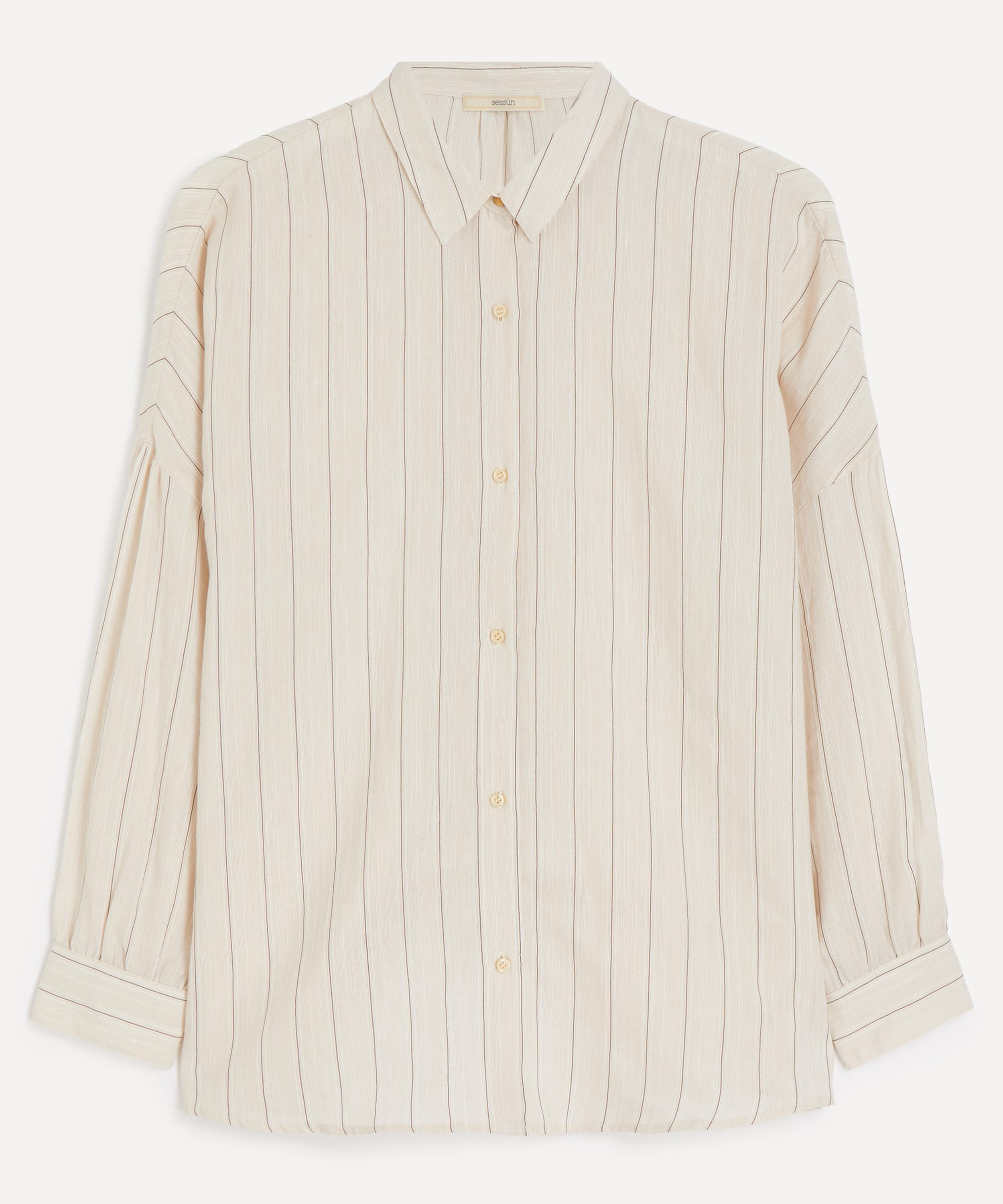 Sessùn - Botan Sandblack Striped Shirt