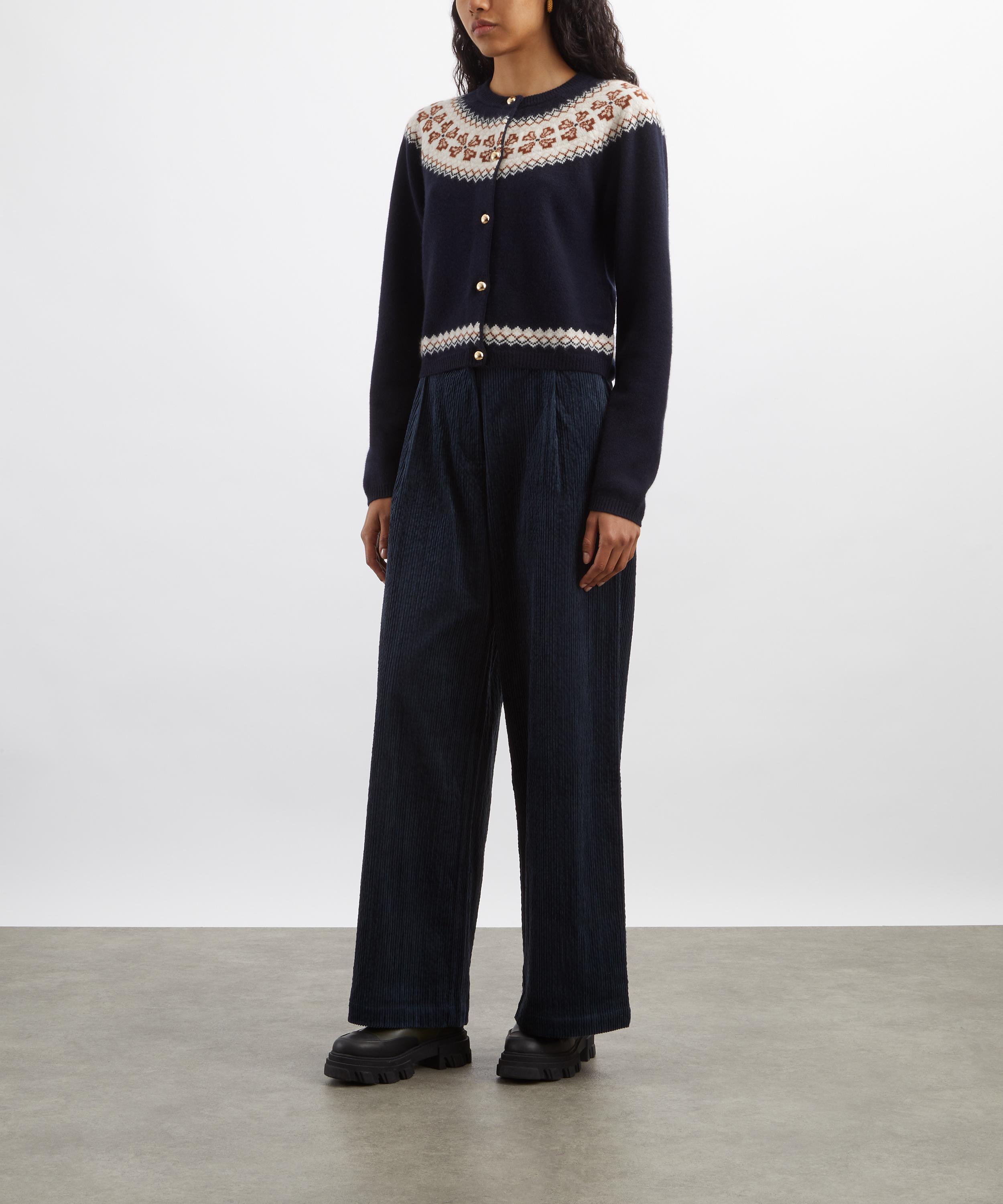 Sessùn - Paseo Night Shadow Corduroy Trousers image number 1