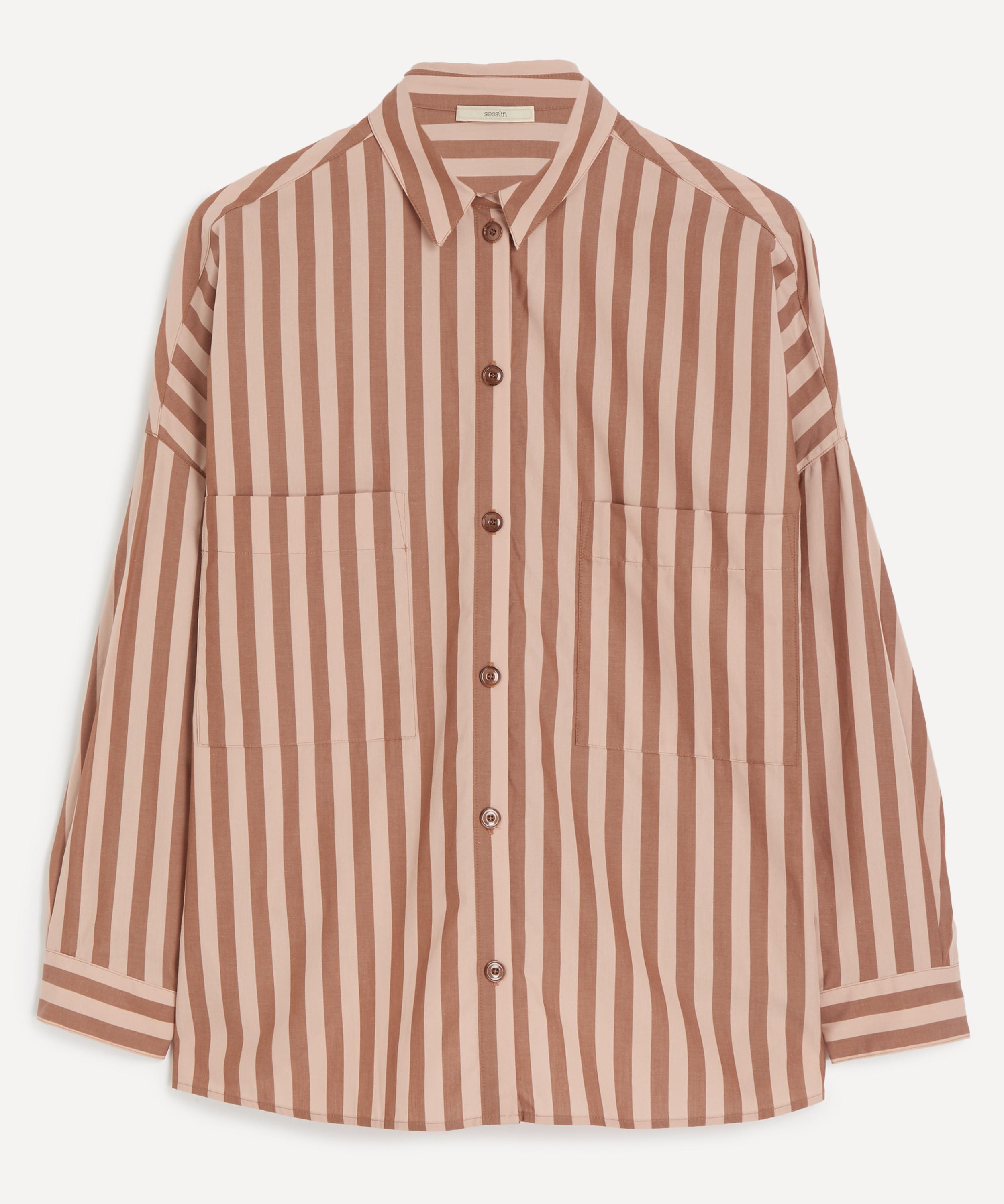 Sessùn - Fontania Oversized Striped Shirt