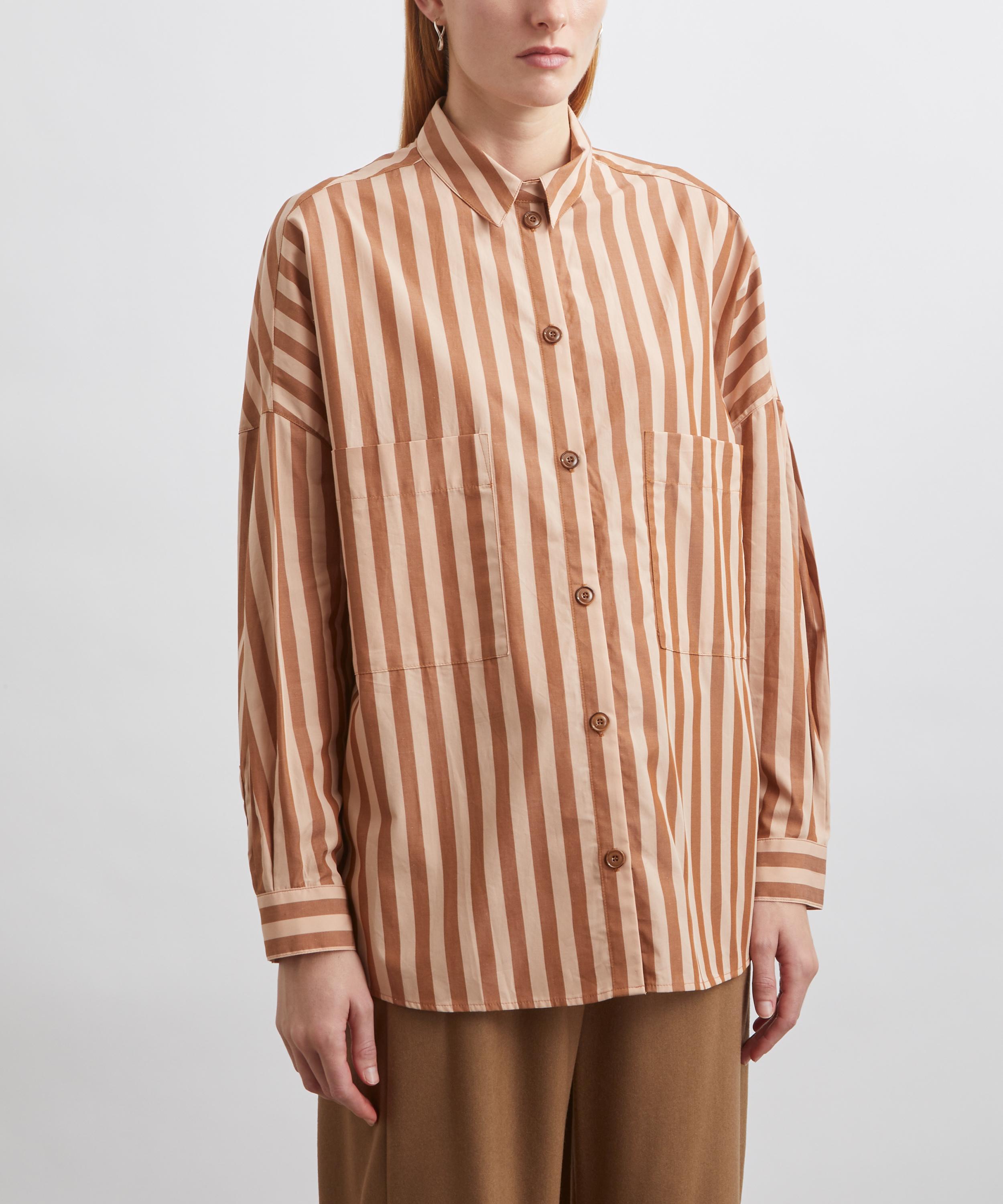 Sessùn - Fontania Oversized Striped Shirt image number 2
