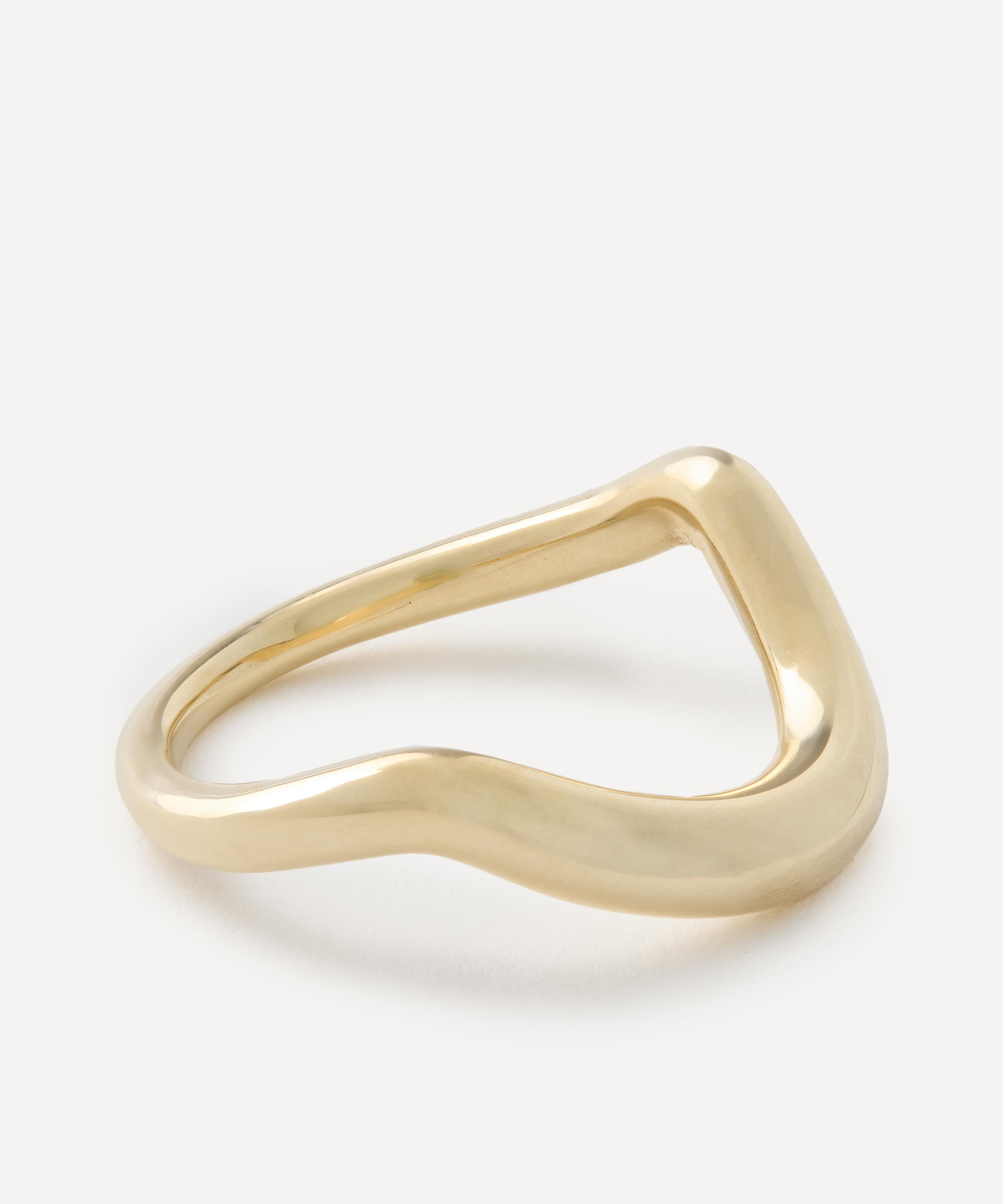 Balint Samad - 9ct Gold Tangent Keeper Ring image number 1