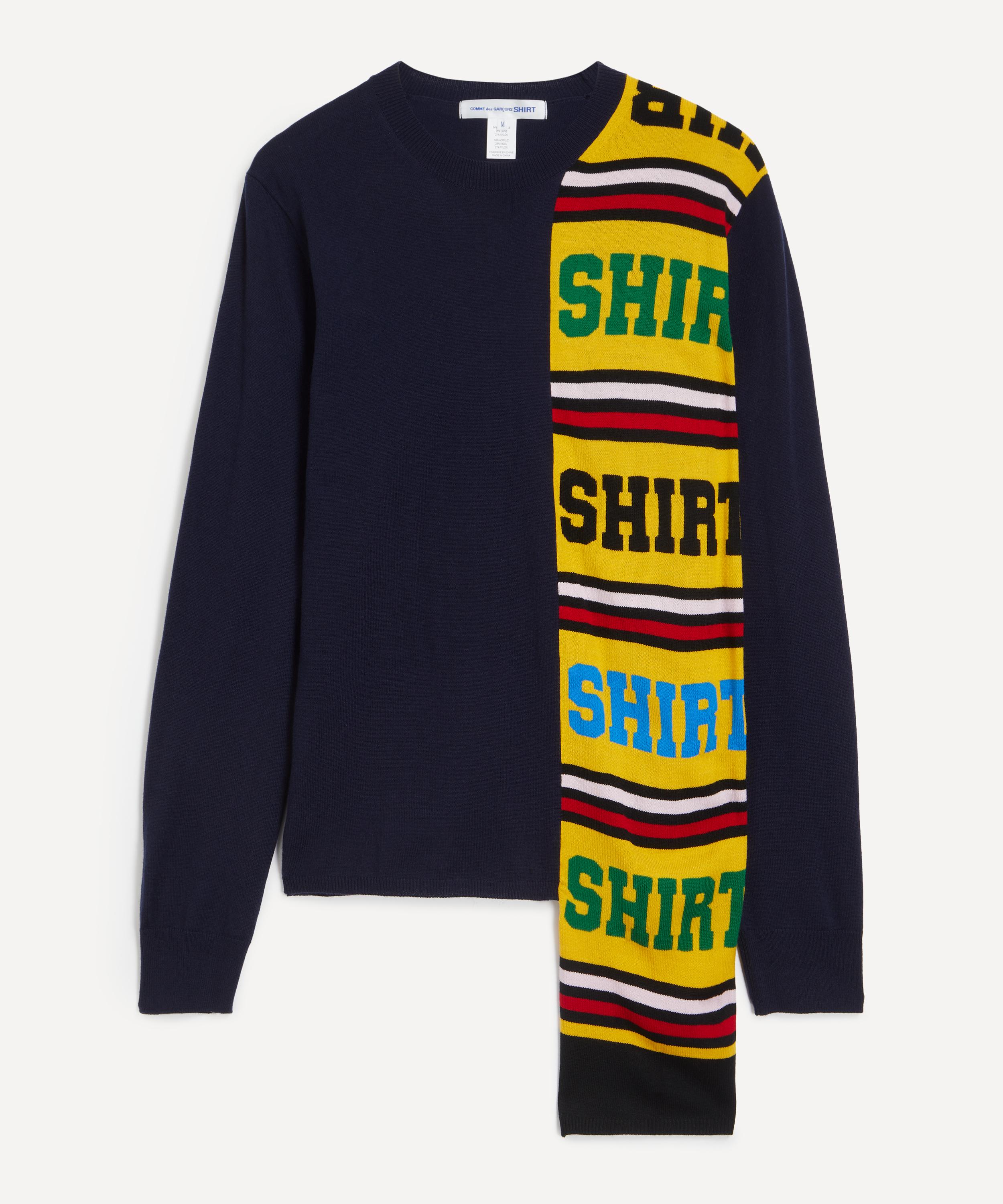 Comme des Garçons Shirt - Football Scarf Knitted Jumper image number 0