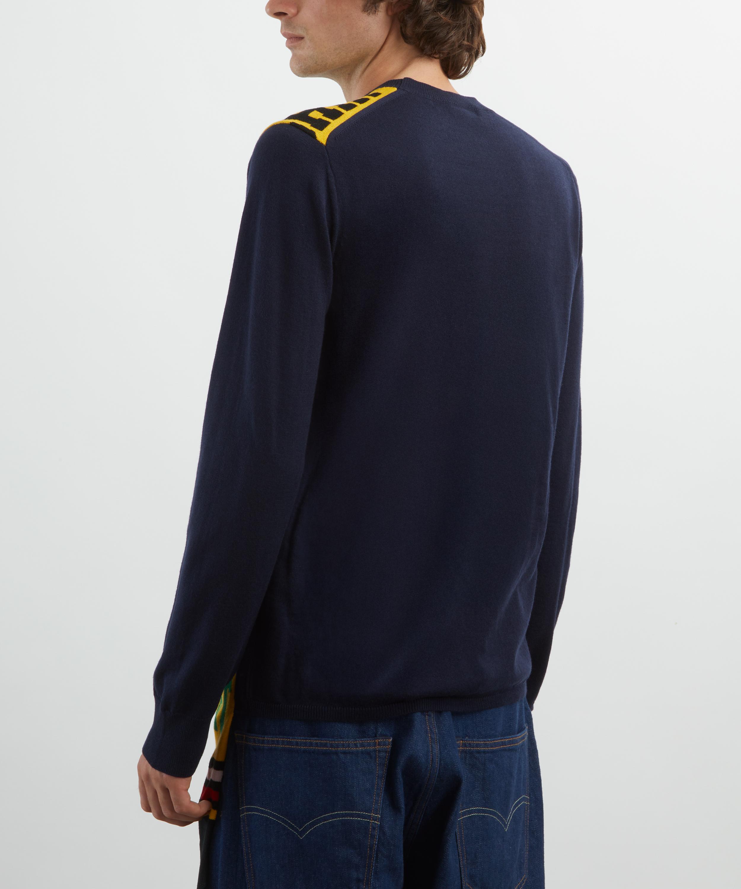Comme des Garçons Shirt - Football Scarf Knitted Jumper image number 3