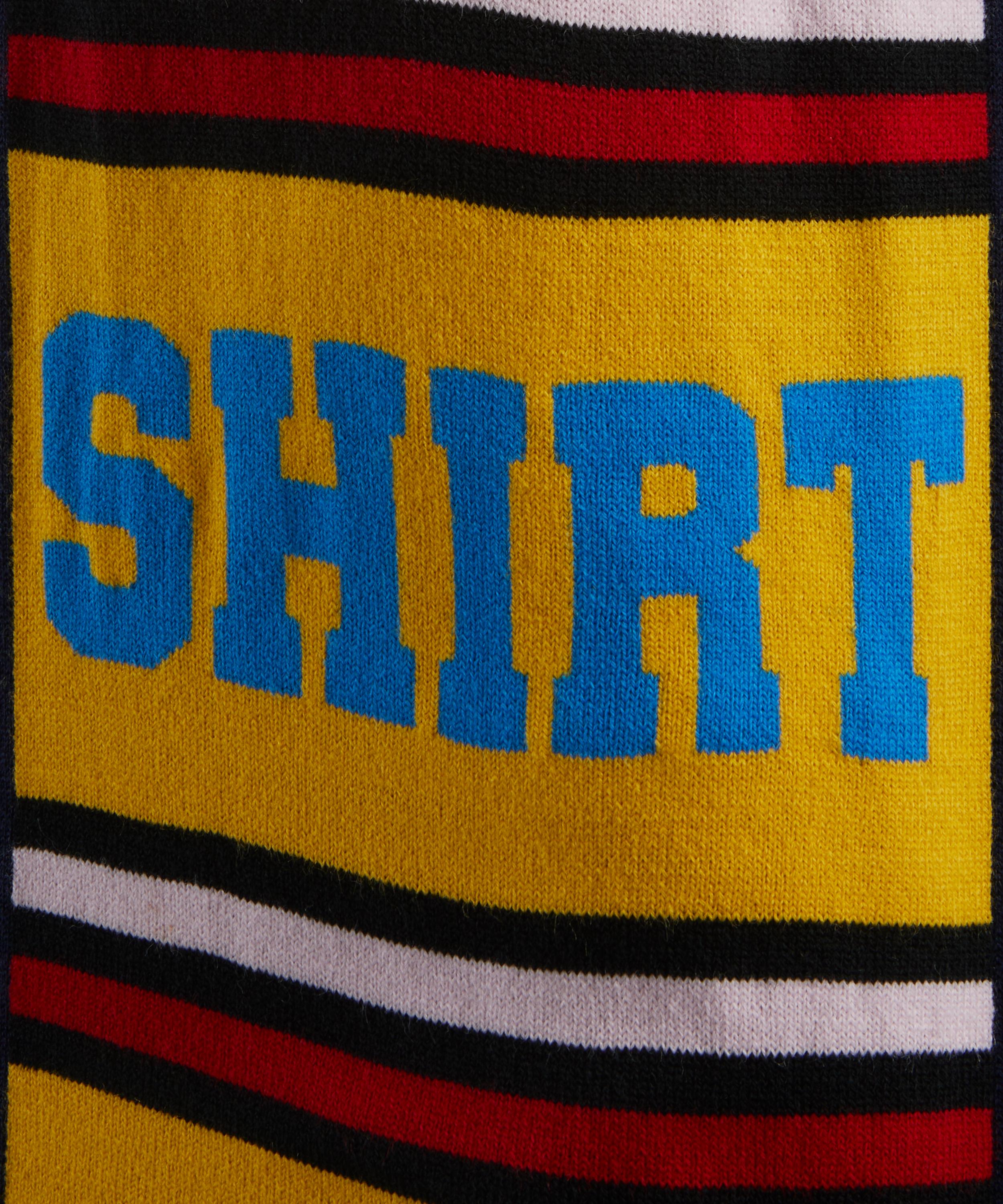 Comme des Garçons Shirt - Football Scarf Knitted Jumper image number 4