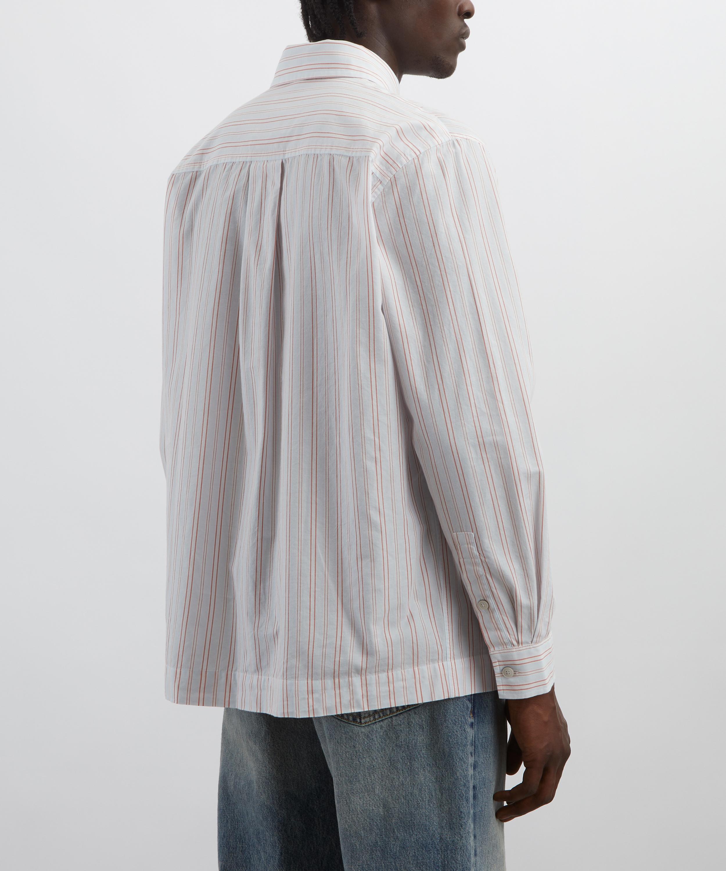 Won Hundred - Penzo Blue Red Stripe Shirt image number 0