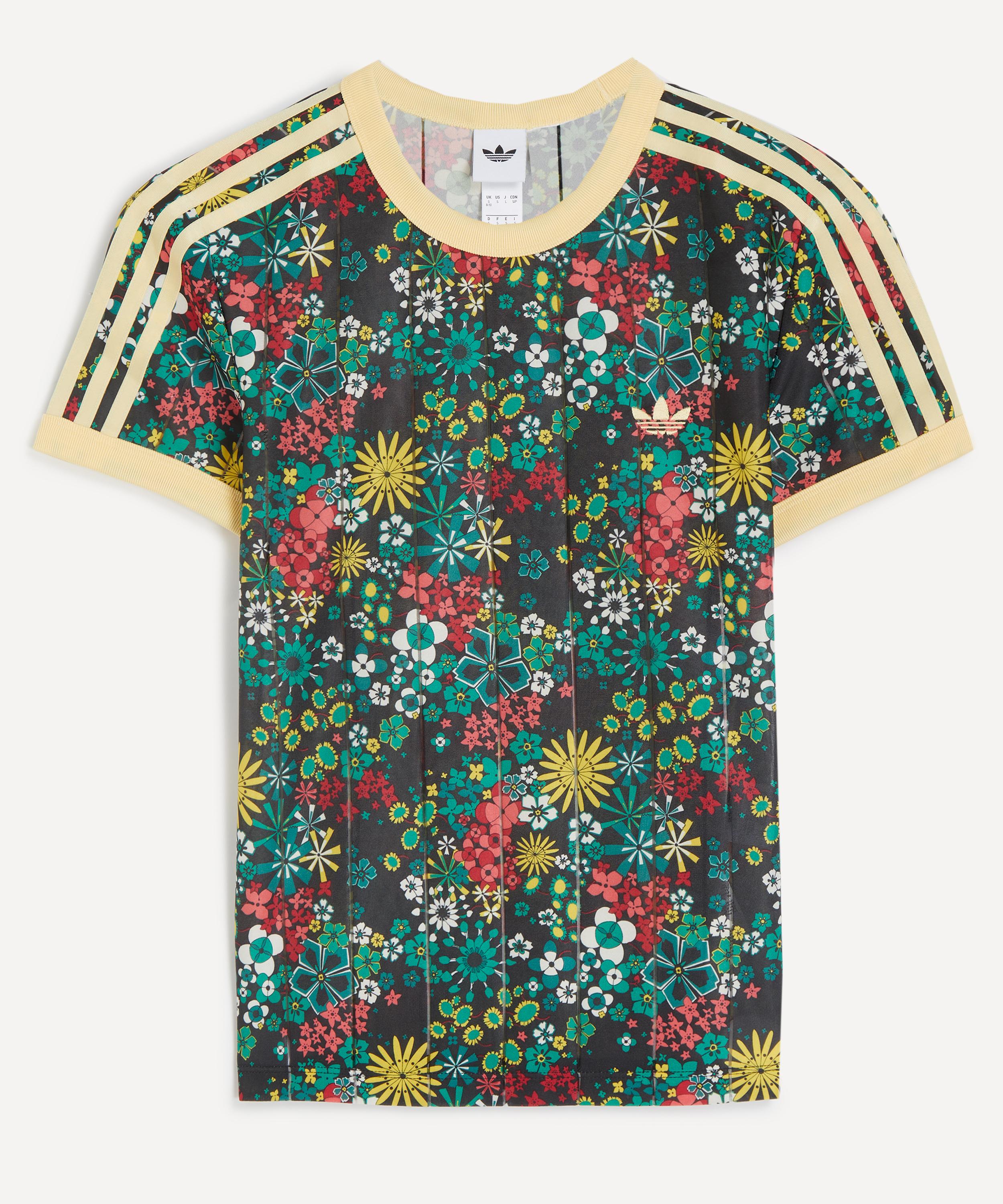 Adidas - x Liberty London 3-Stripes Slim T-Shirt