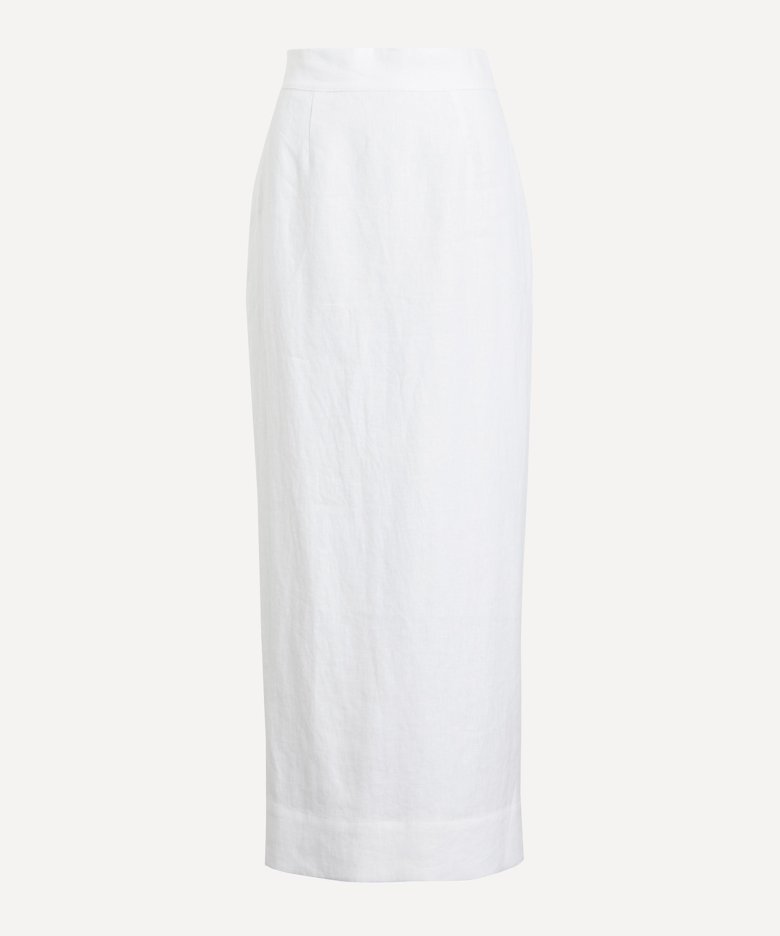 Posse - Emma Linen Pencil Skirt image number 0