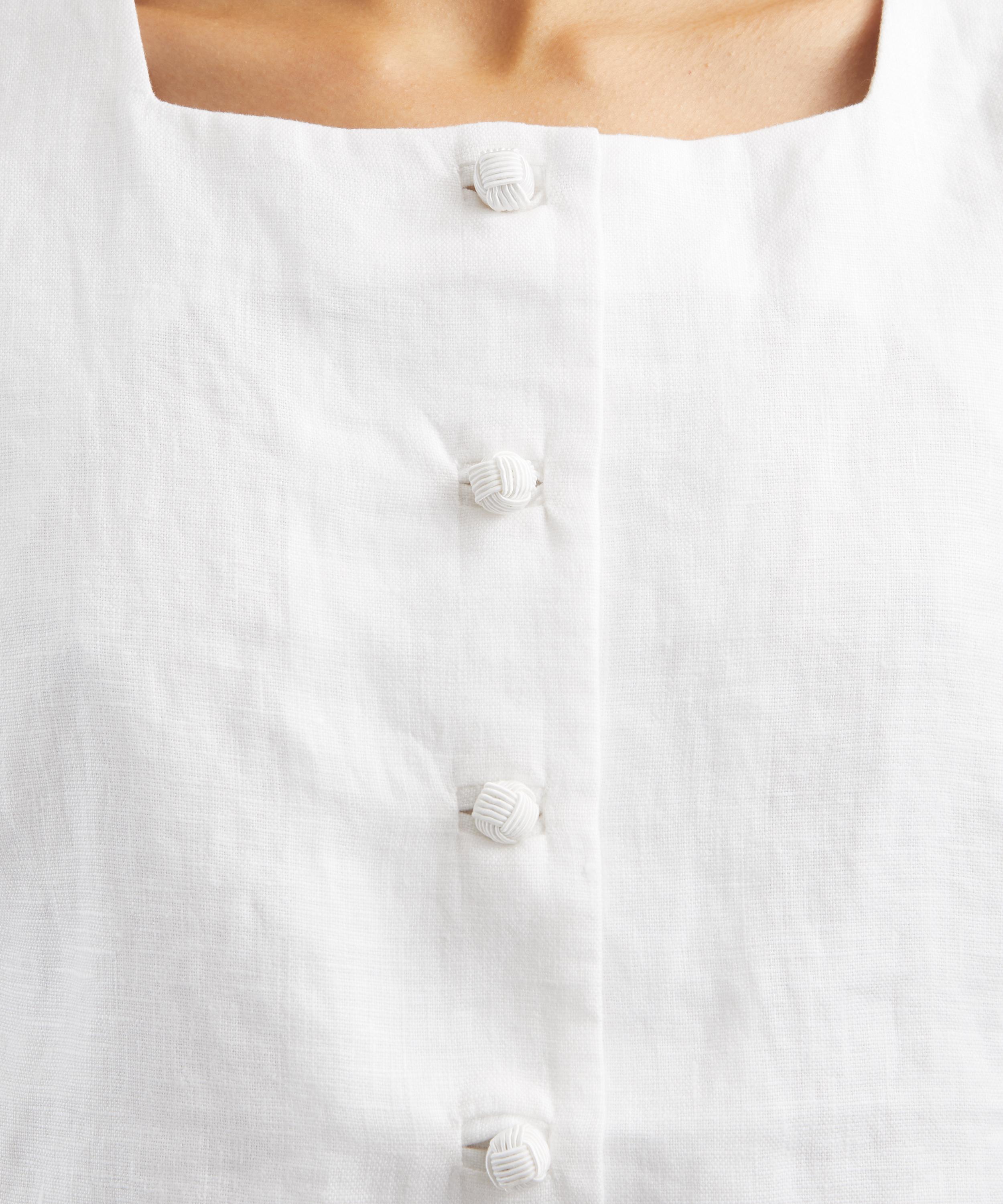 Posse - Rio Tailored Linen Crop Top image number 4
