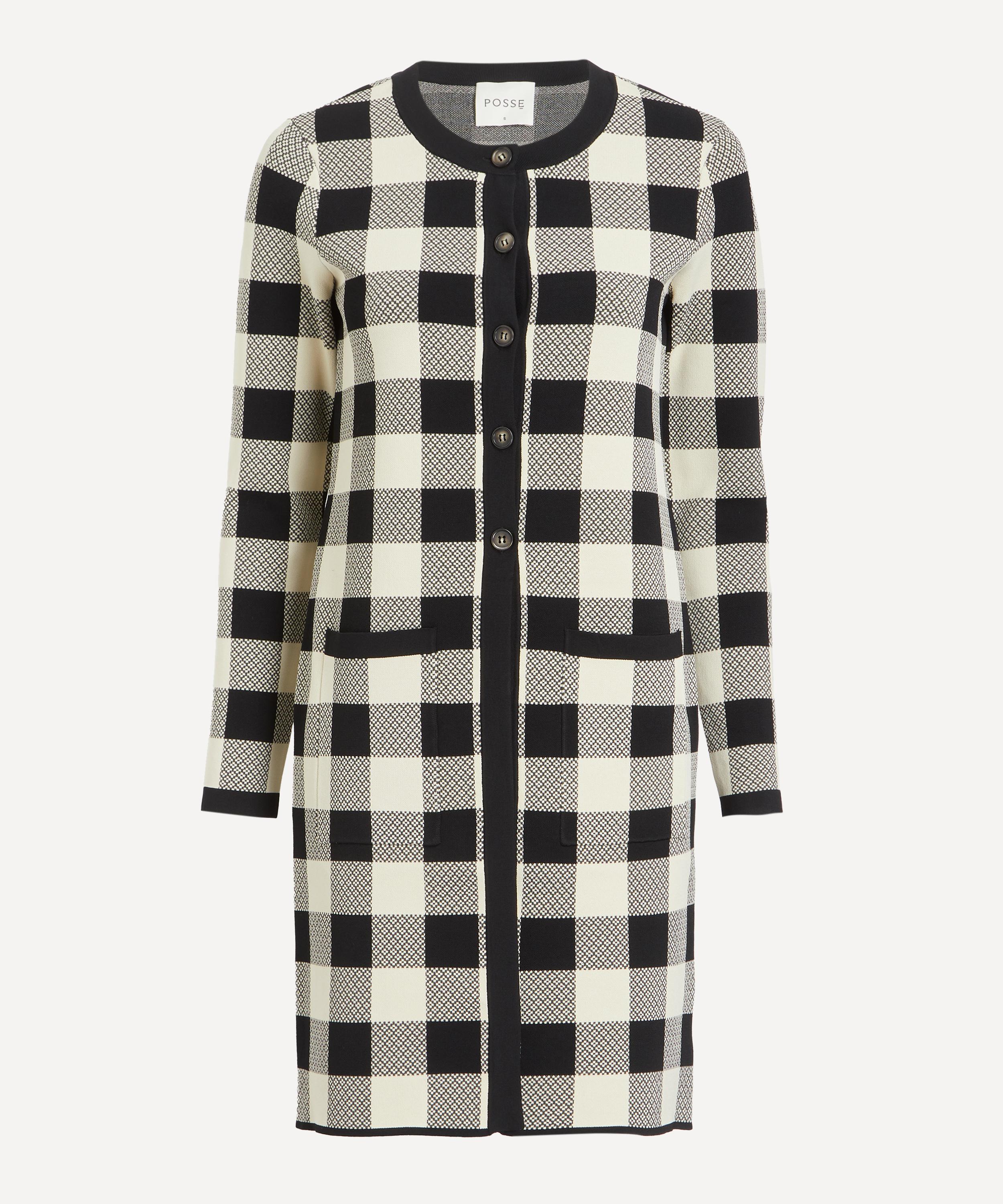 Posse - Pippa Heritage Plaid Longline Cardigan image number 0
