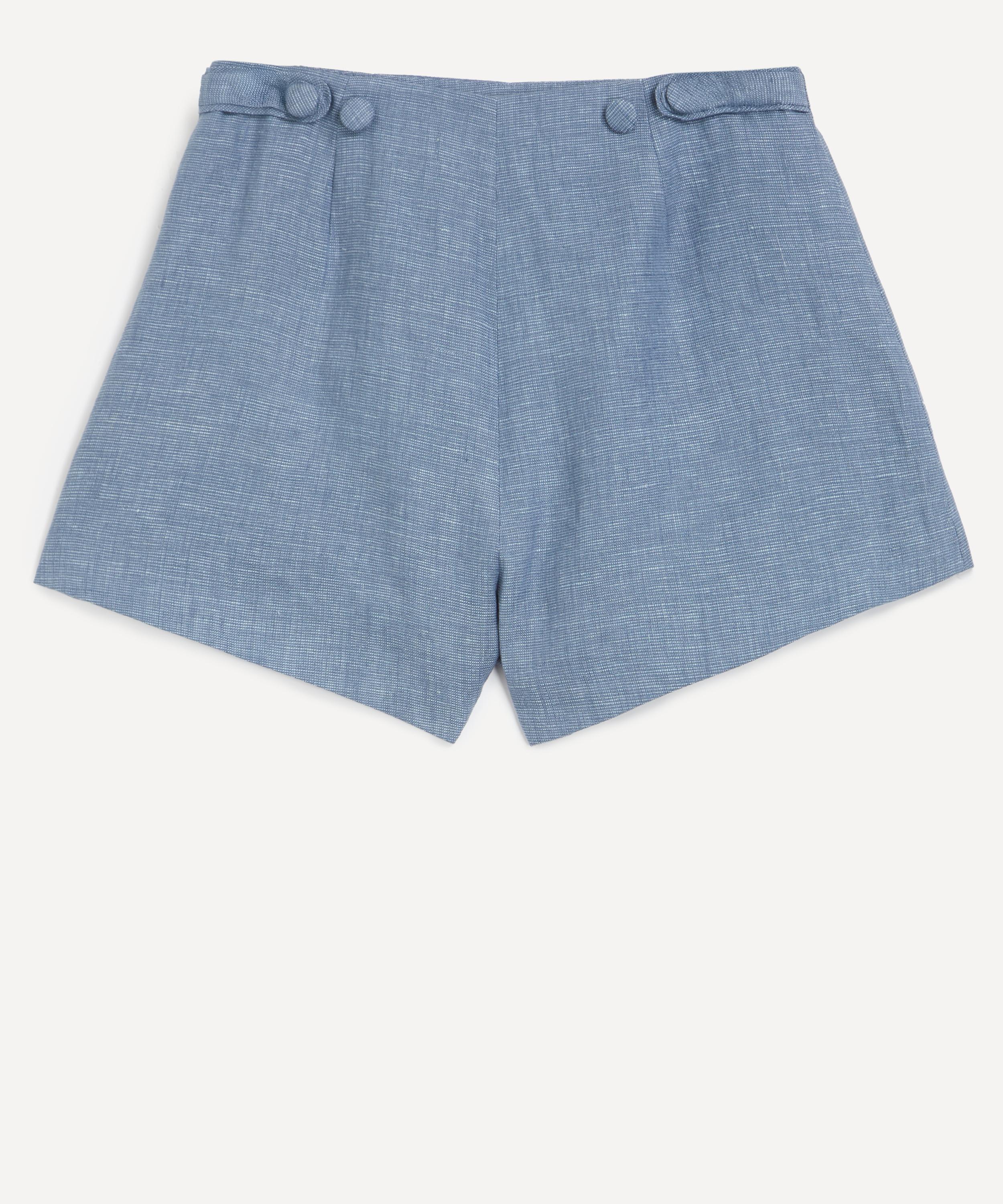 Posse - Thea Blue Steel Shorts image number 0