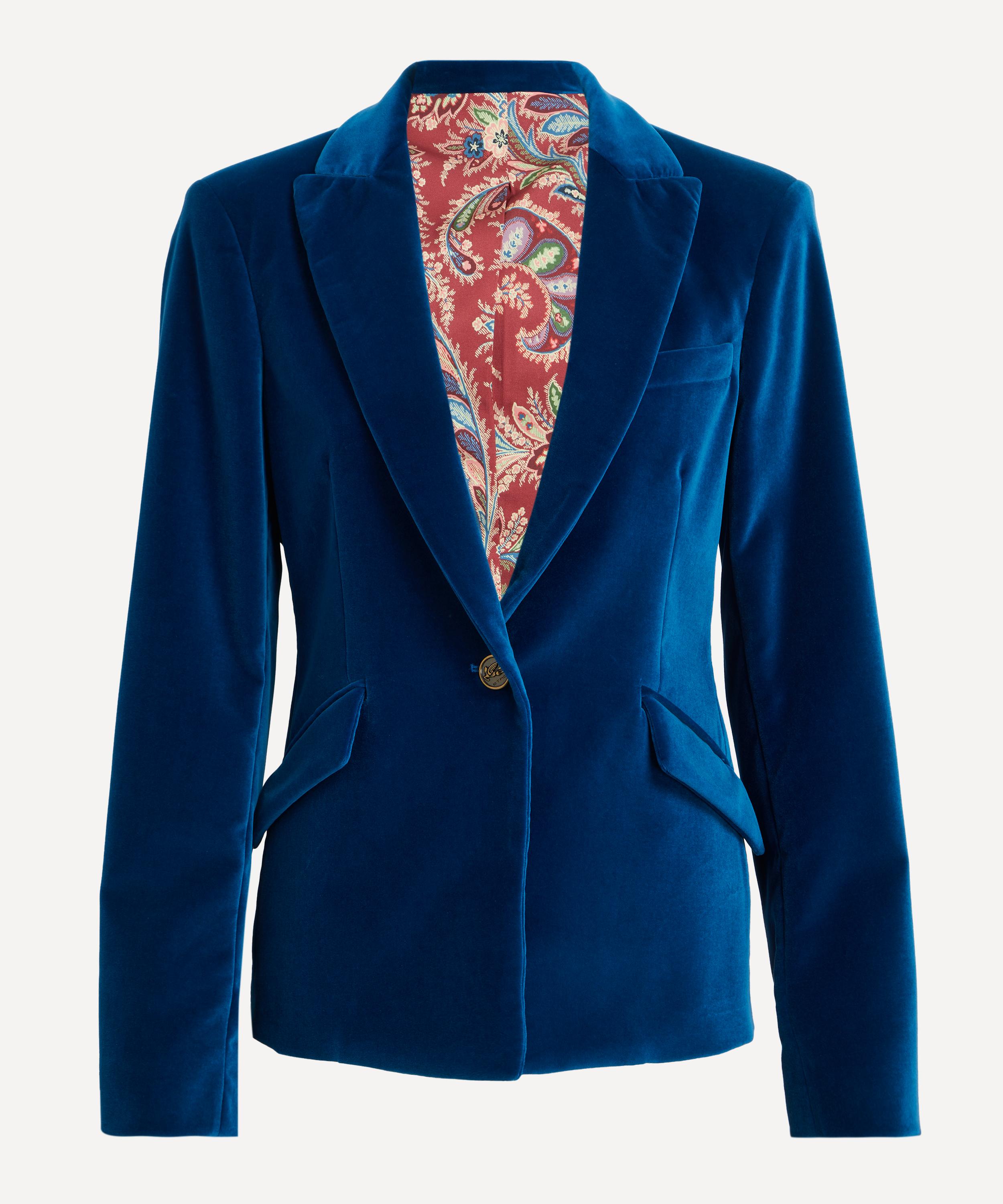 Etro - Electric Blue Velvet Jacket