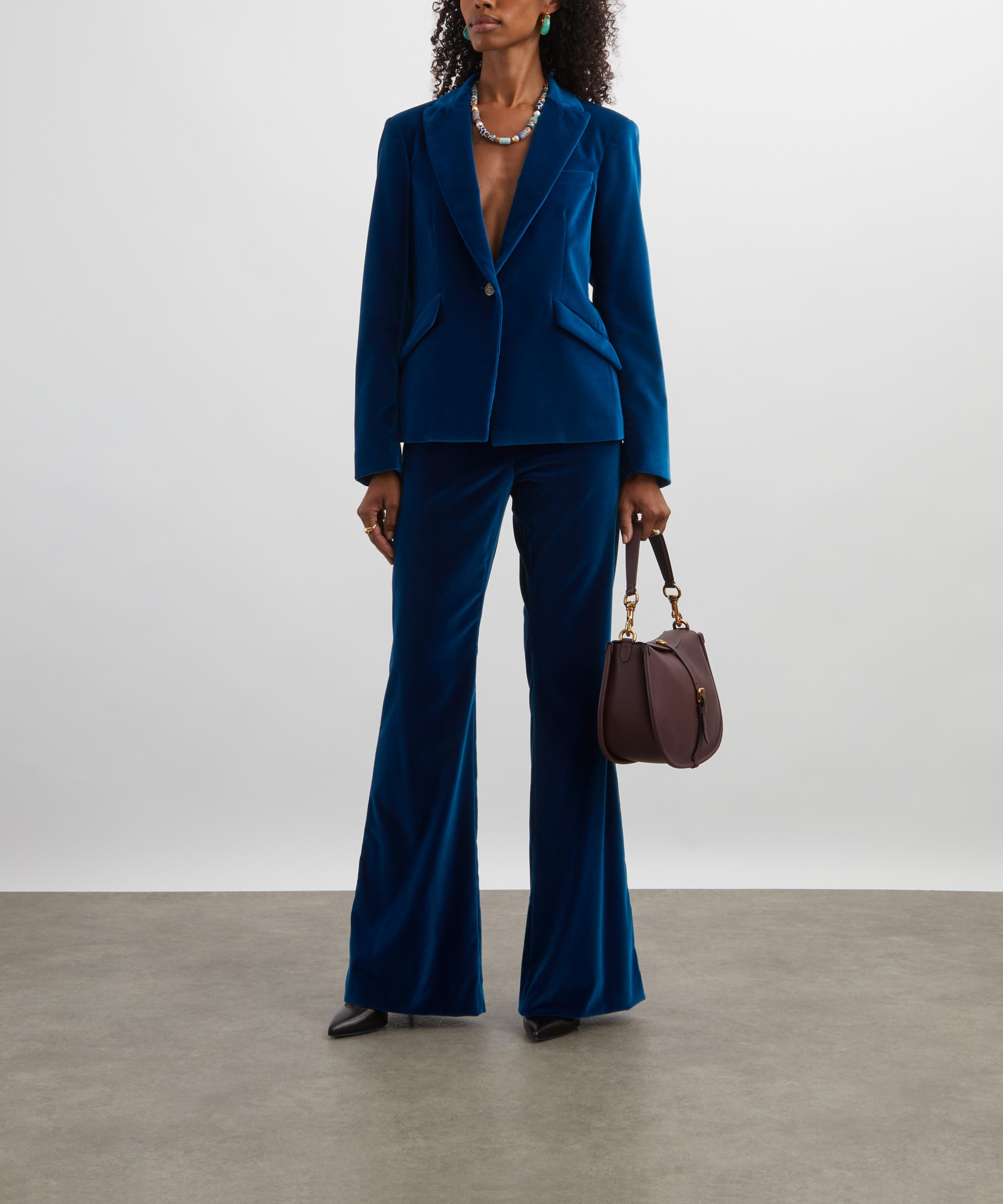 Etro - Electric Blue Velvet Jacket image number 1