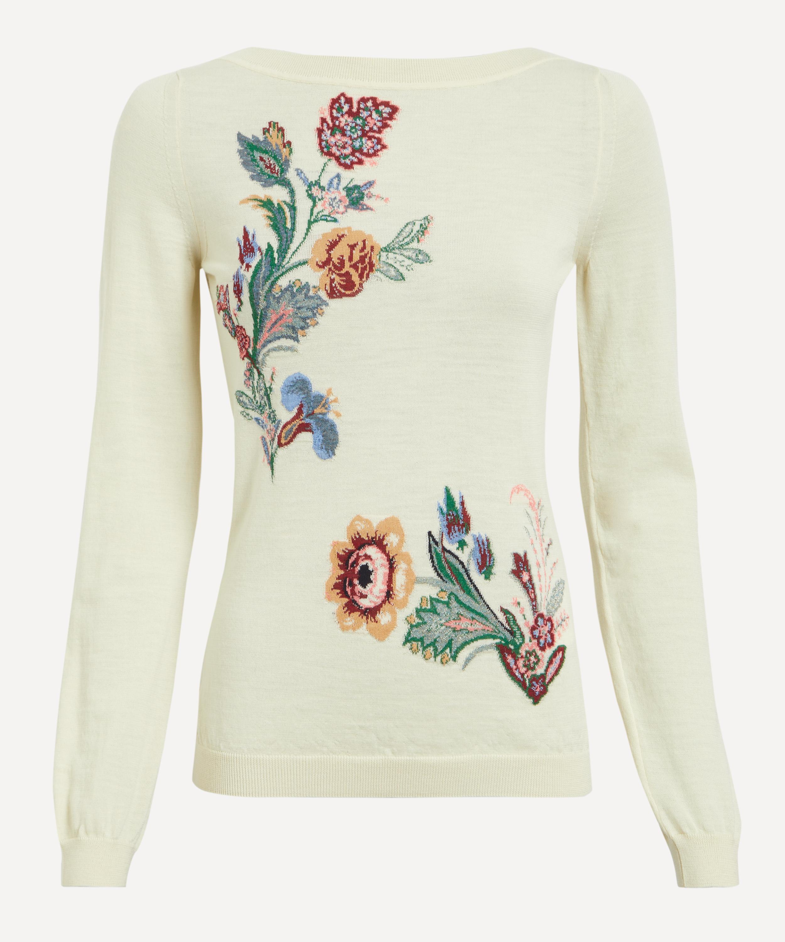 Etro - Floral Wool-Blend Jacquard Jumper