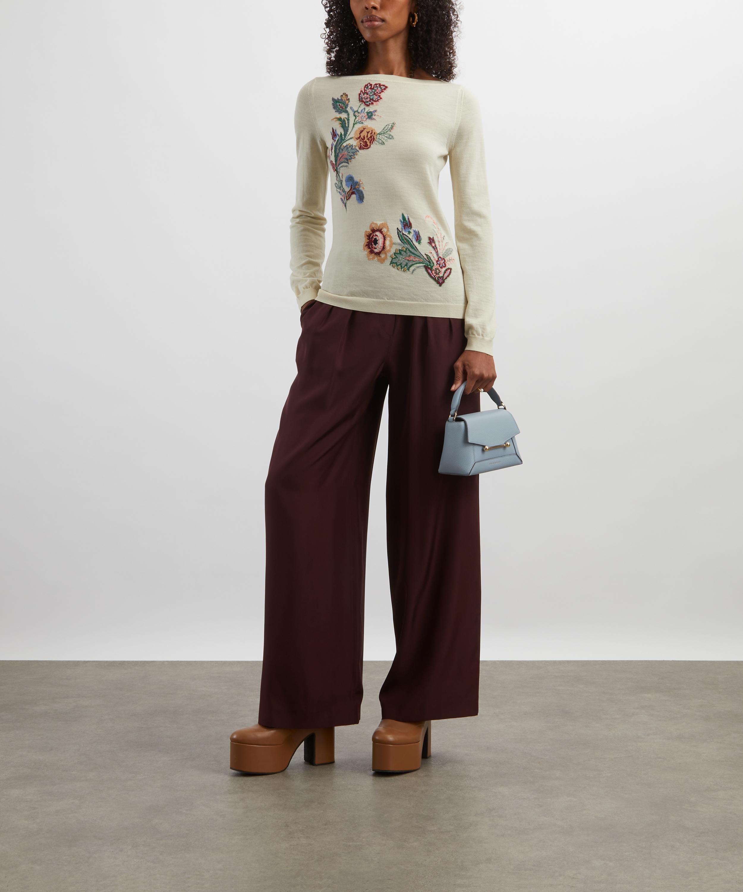 Etro - Floral Wool-Blend Jacquard Jumper image number 1