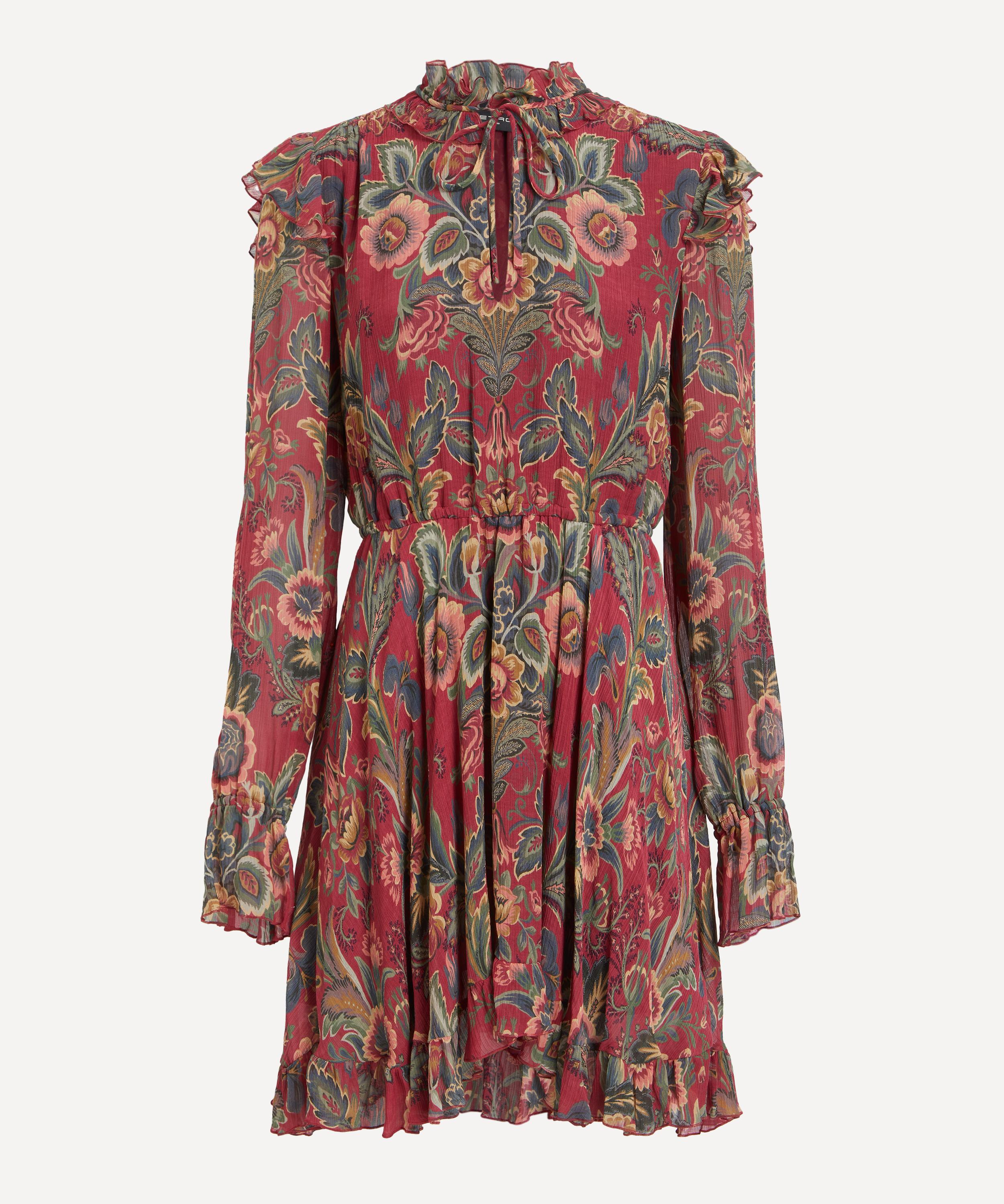 Etro - Floral Silk-Blend Mini Dress image number 0