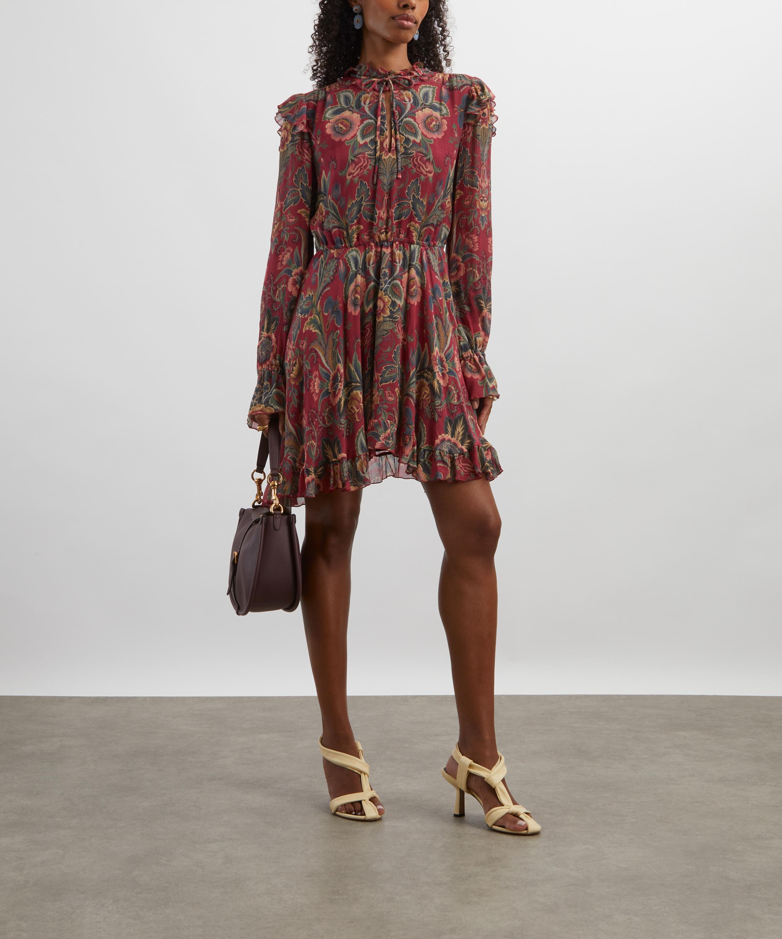 Etro - Floral Silk-Blend Mini Dress image number 1