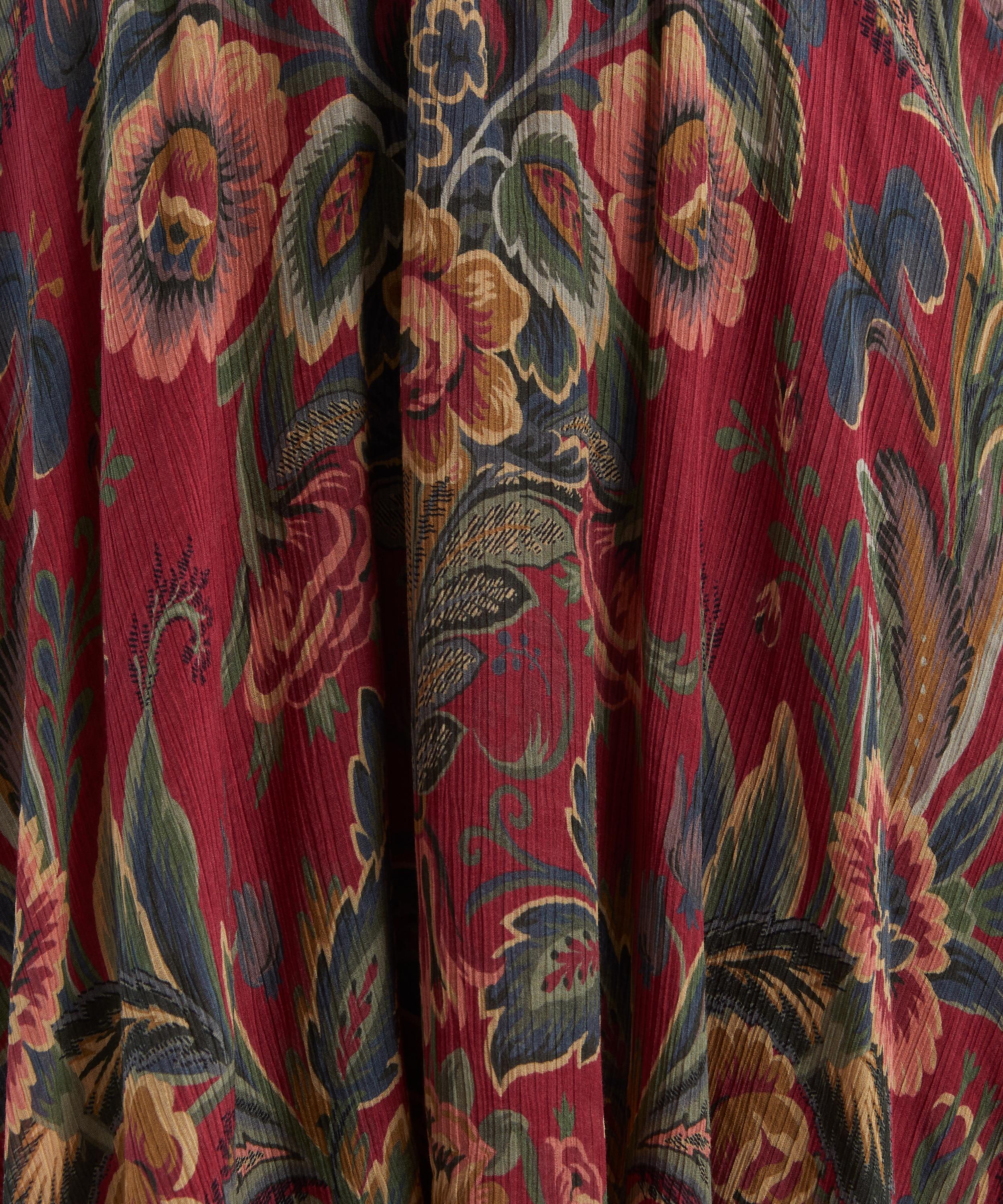 Etro - Floral Silk-Blend Mini Dress image number 4