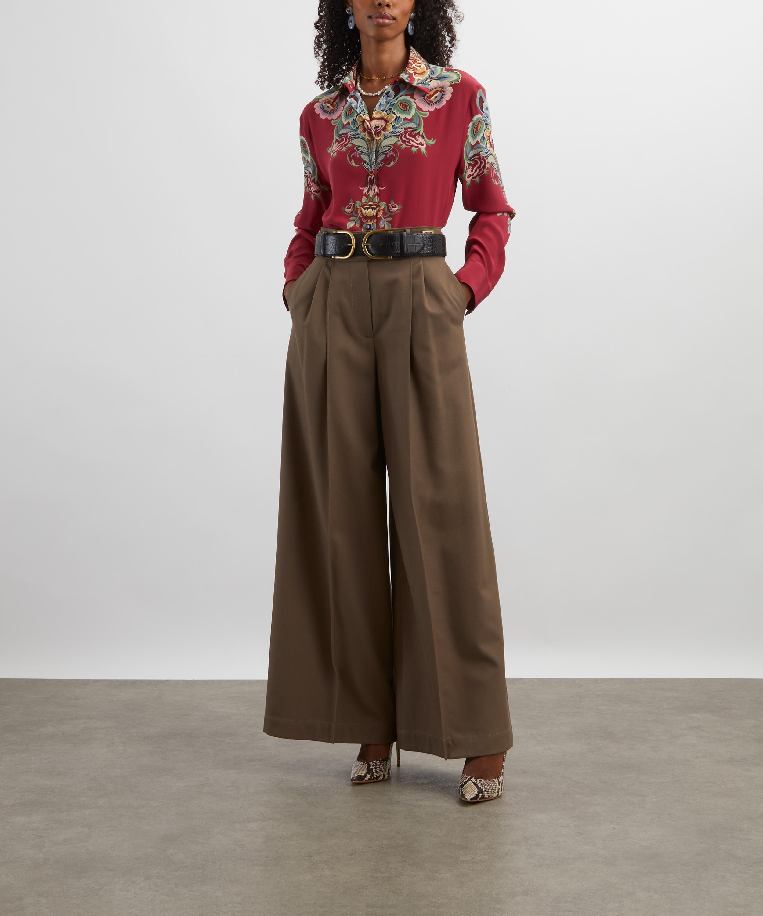 Etro - Placed Floral Silk Shirt image number 1