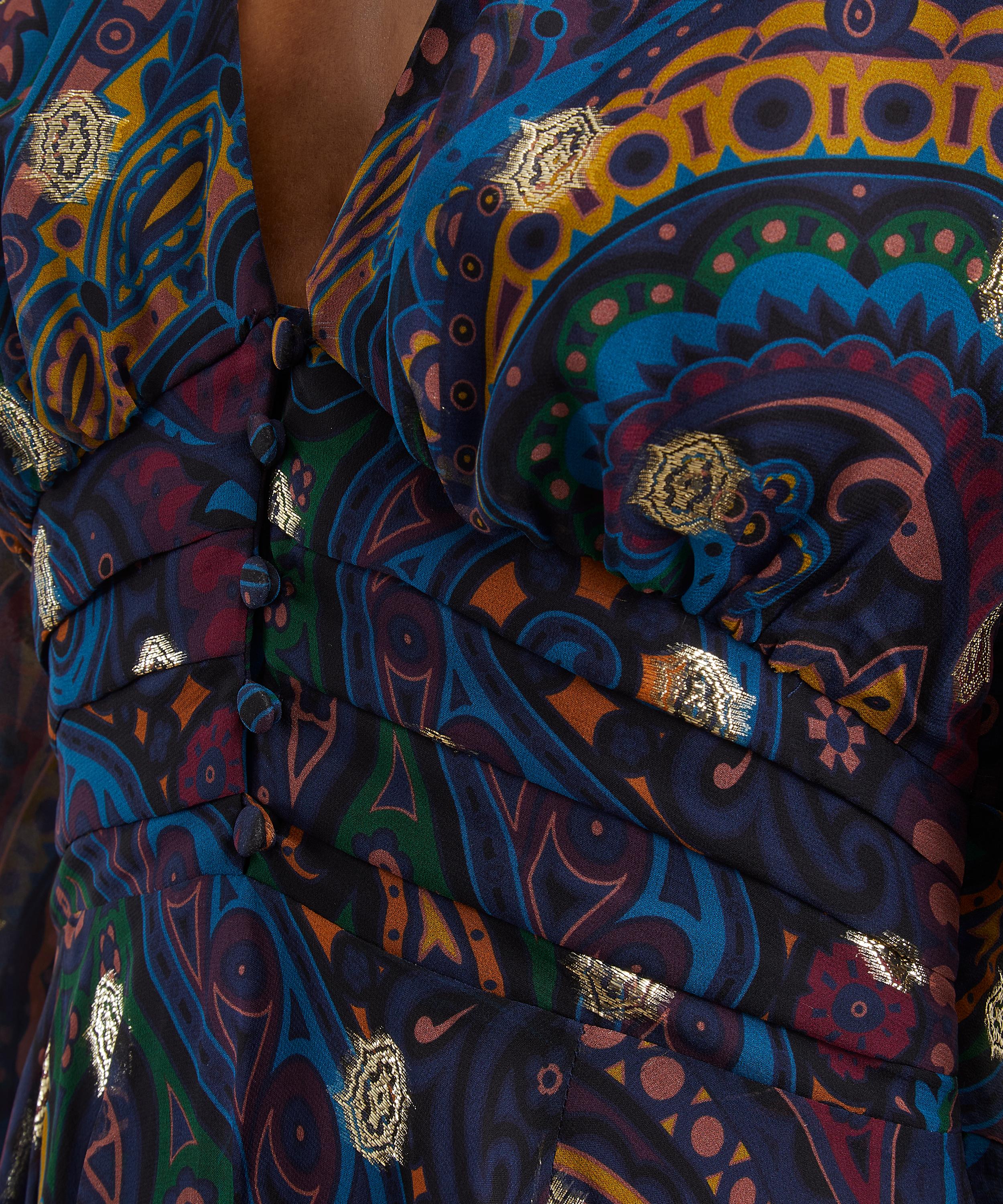 Etro - Paisley Print Silk Mini Dress image number 4