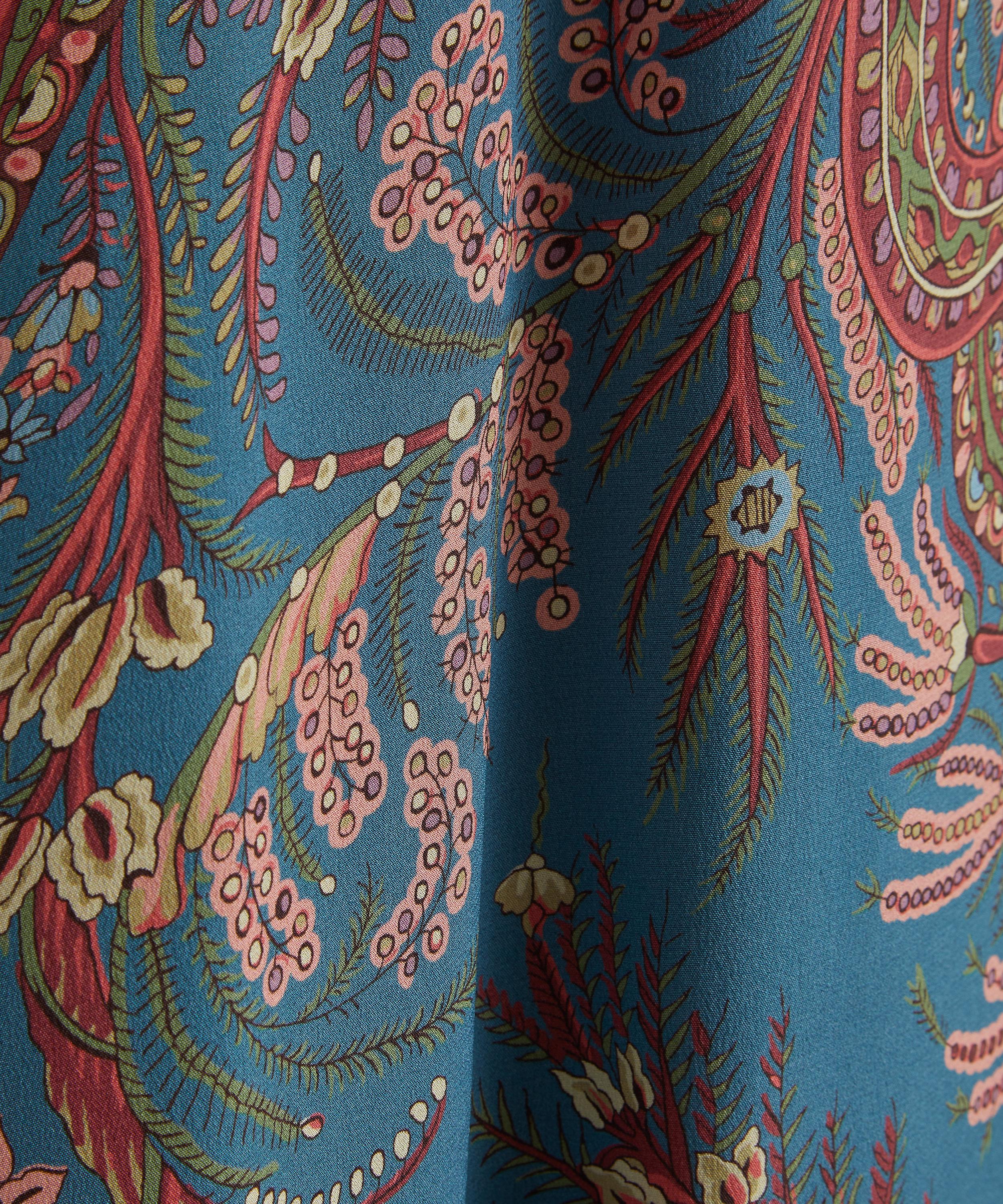 Etro - Paisley Print Silk Maxi Skirt image number 4