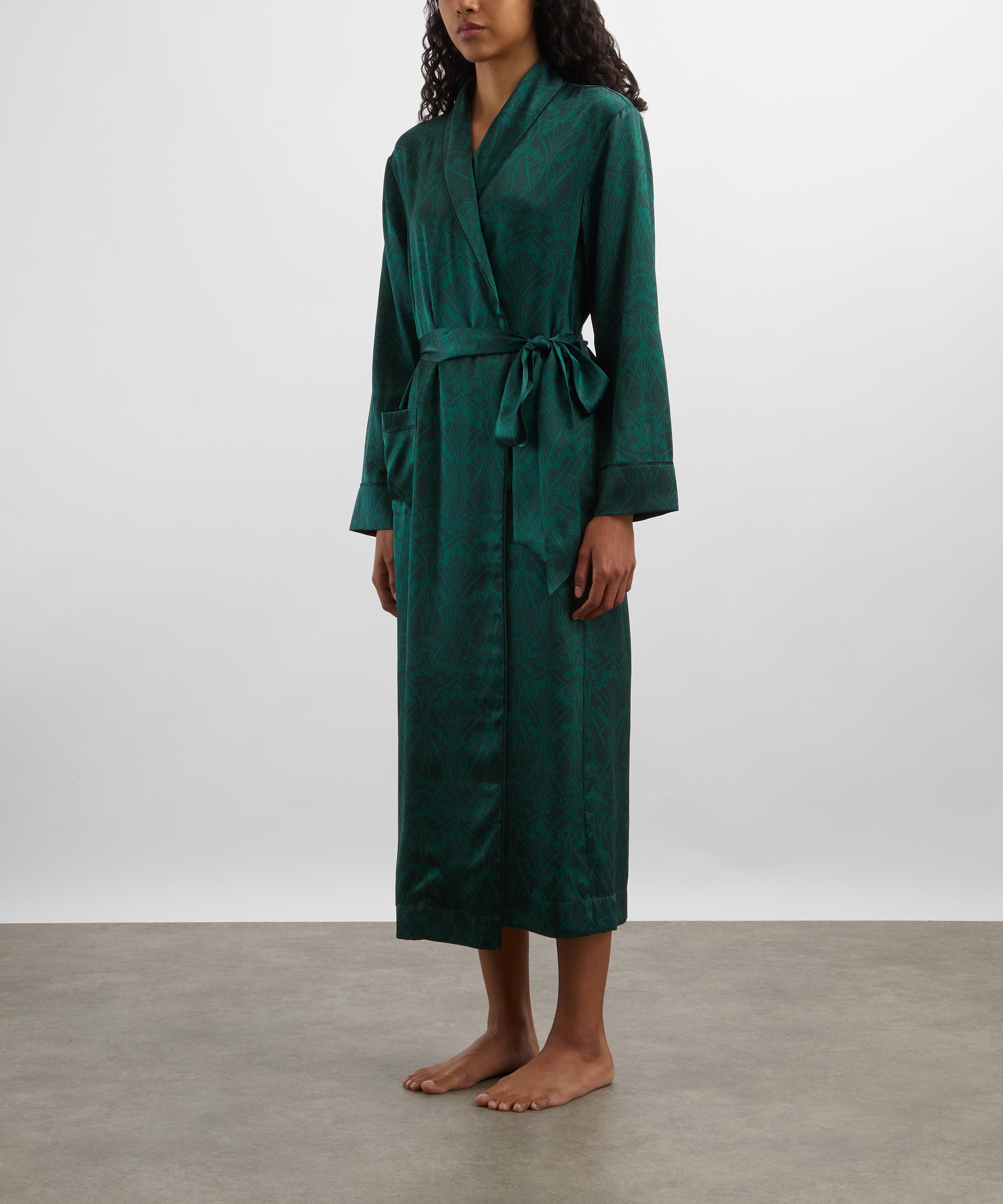 Liberty - Ianthe Blossom Silk-Satin Robe image number 2