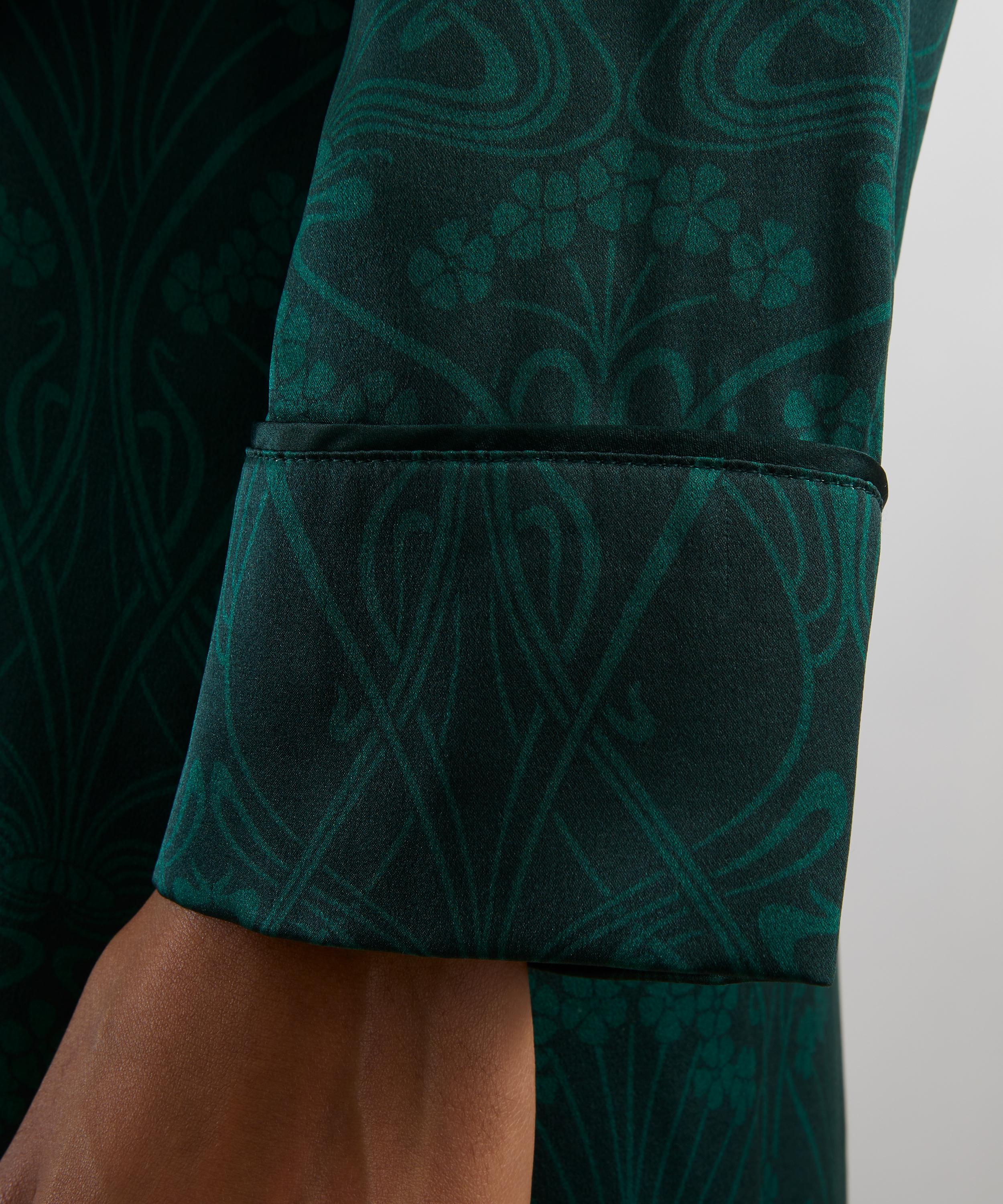 Liberty - Ianthe Blossom Silk-Satin Robe image number 4