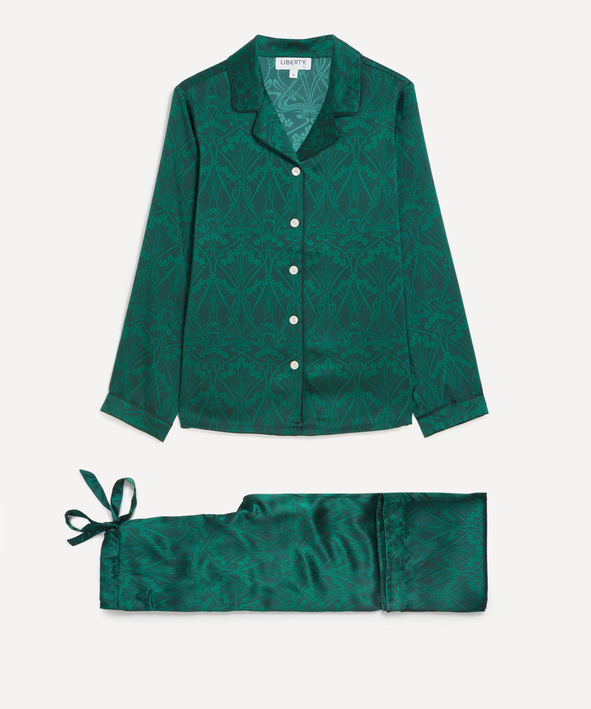 Liberty - Ianthe Blossom Silk-Satin Pyjama Set image number 0