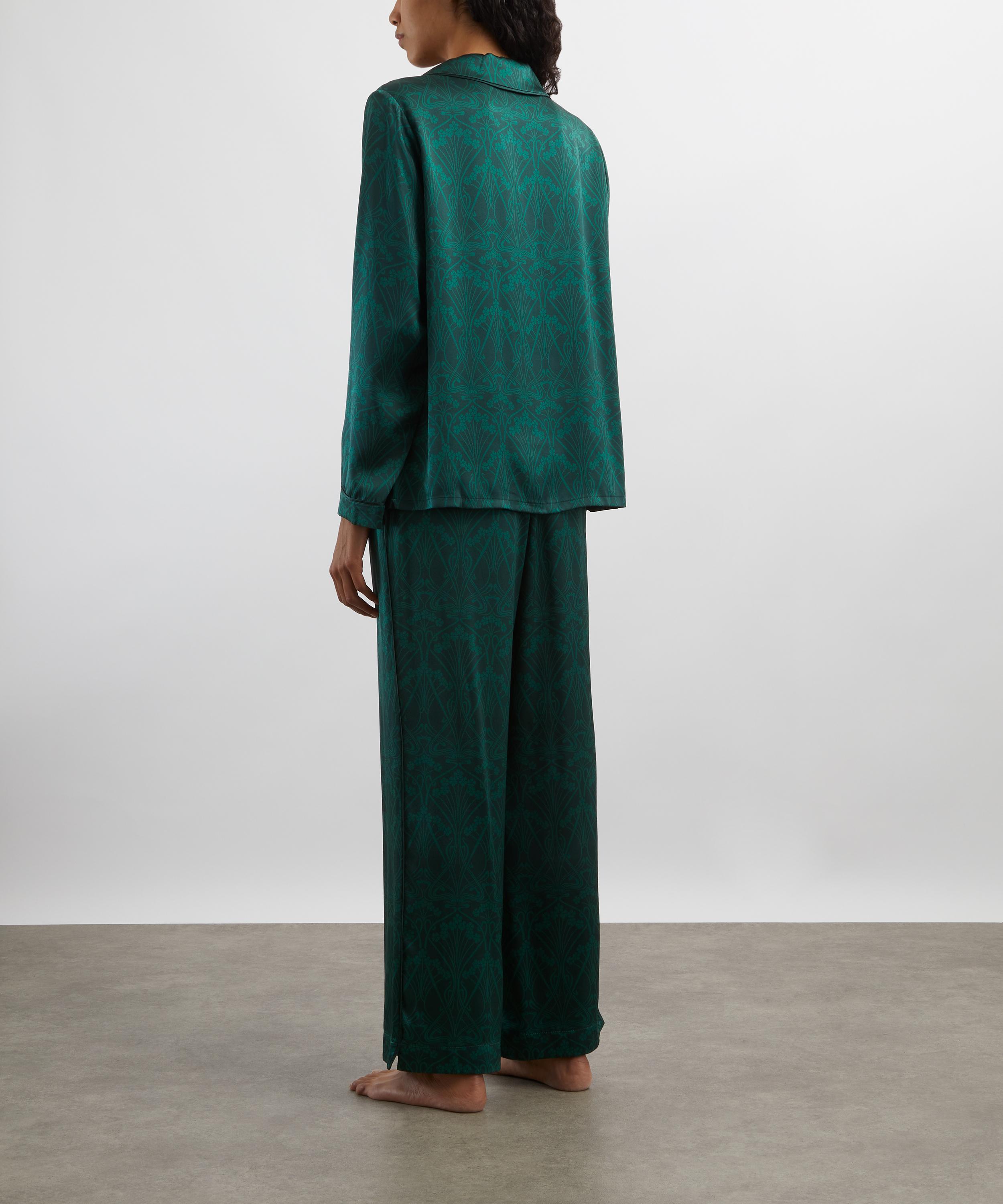 Liberty - Ianthe Blossom Silk-Satin Pyjama Set image number 3