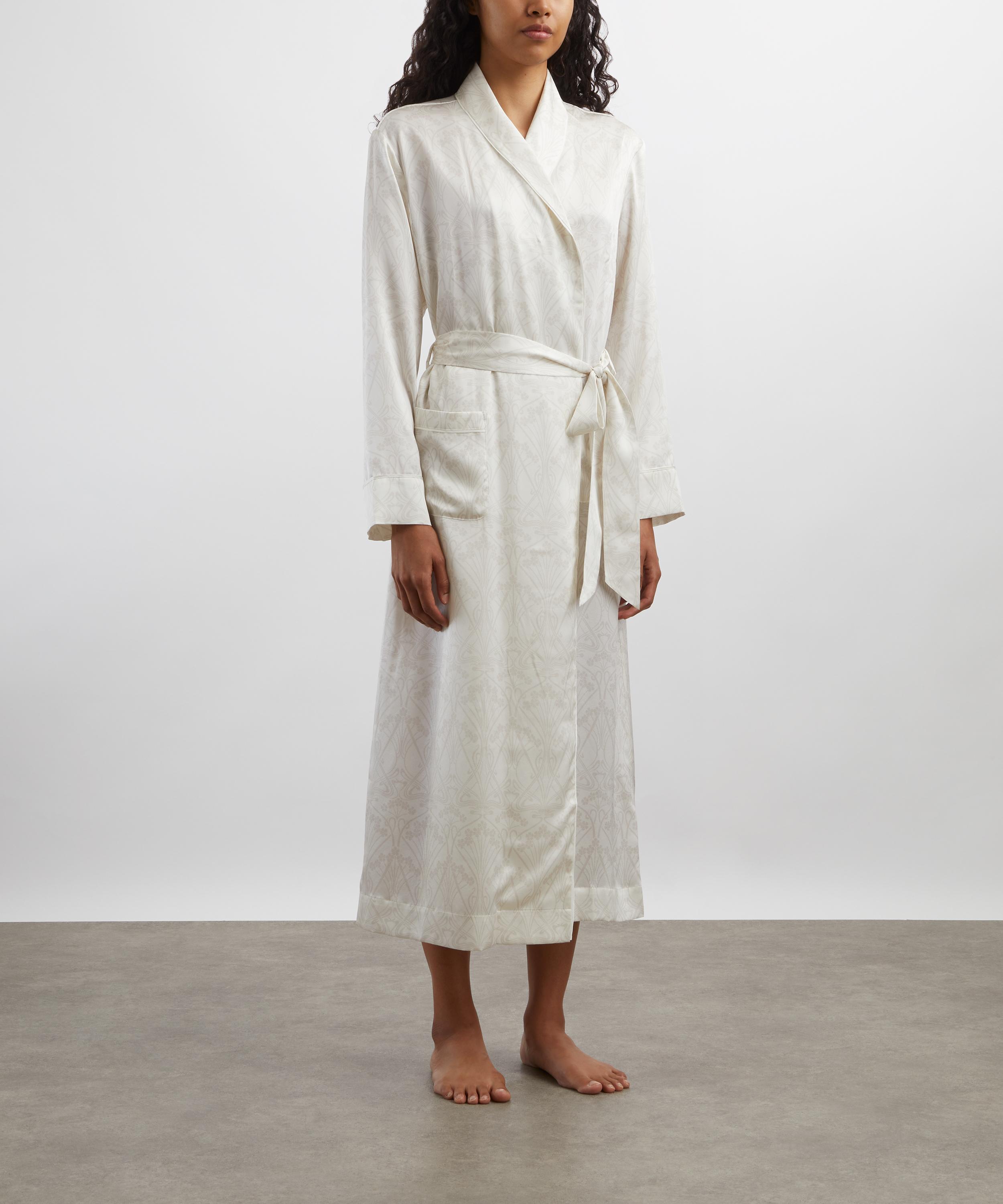 Liberty - Nouveau Ianthe Silk-Satin Robe image number 2