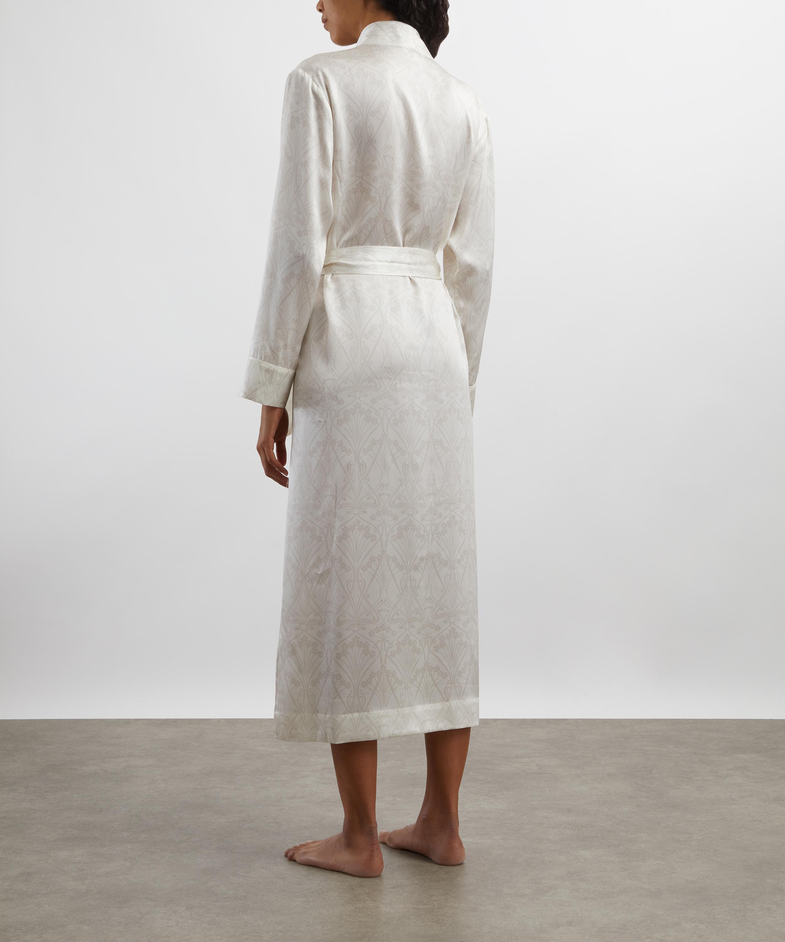 Liberty - Nouveau Ianthe Silk-Satin Robe image number 3