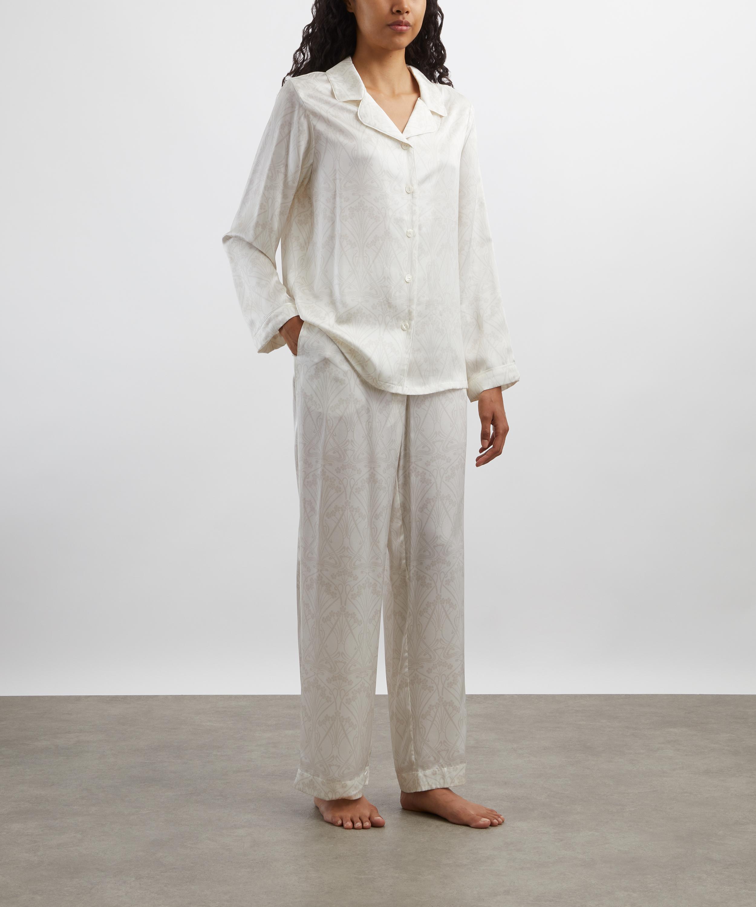 Liberty - Nouveau Ianthe Silk-Satin Pyjama Set image number 1