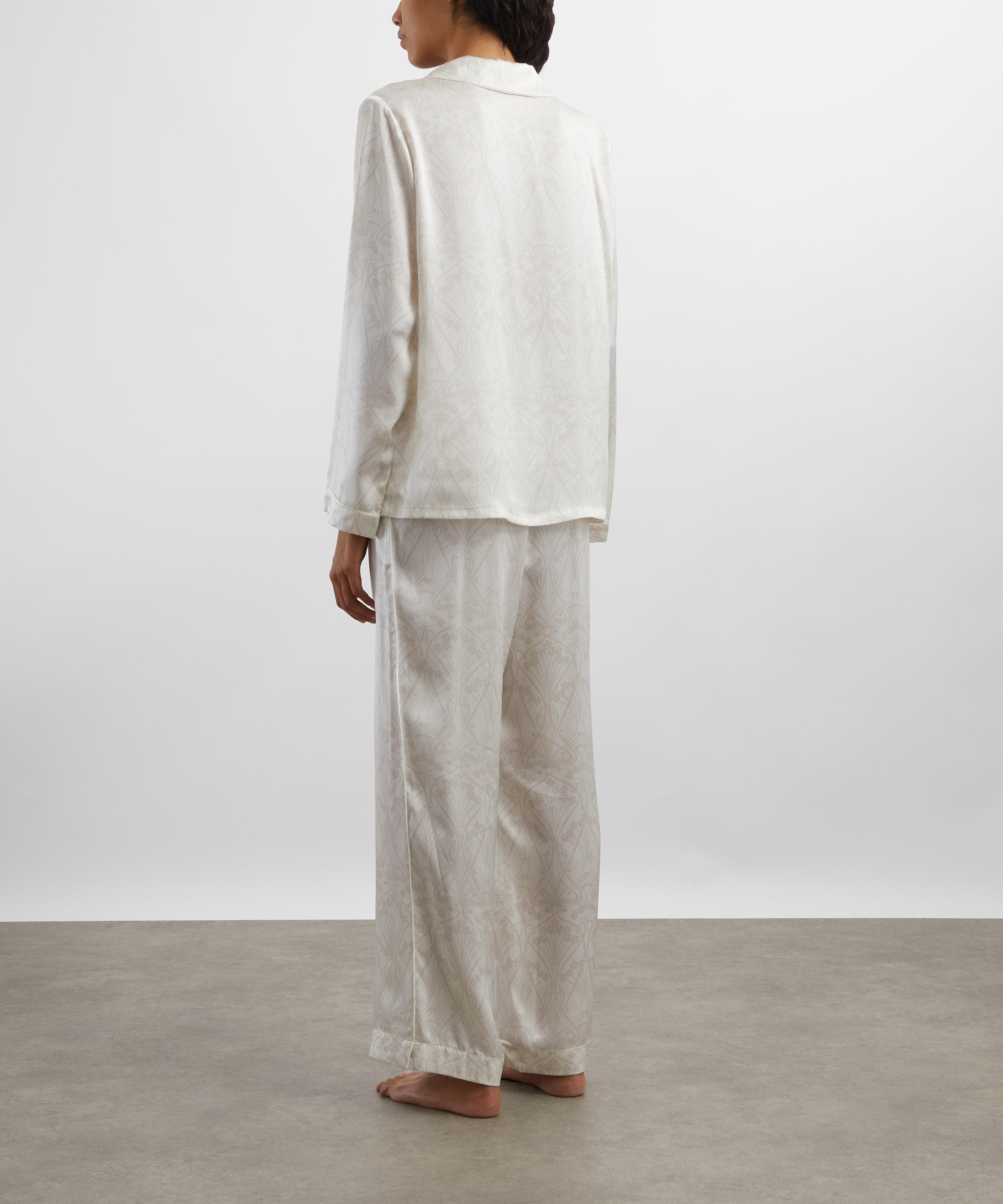 Liberty - Nouveau Ianthe Silk-Satin Pyjama Set image number 3