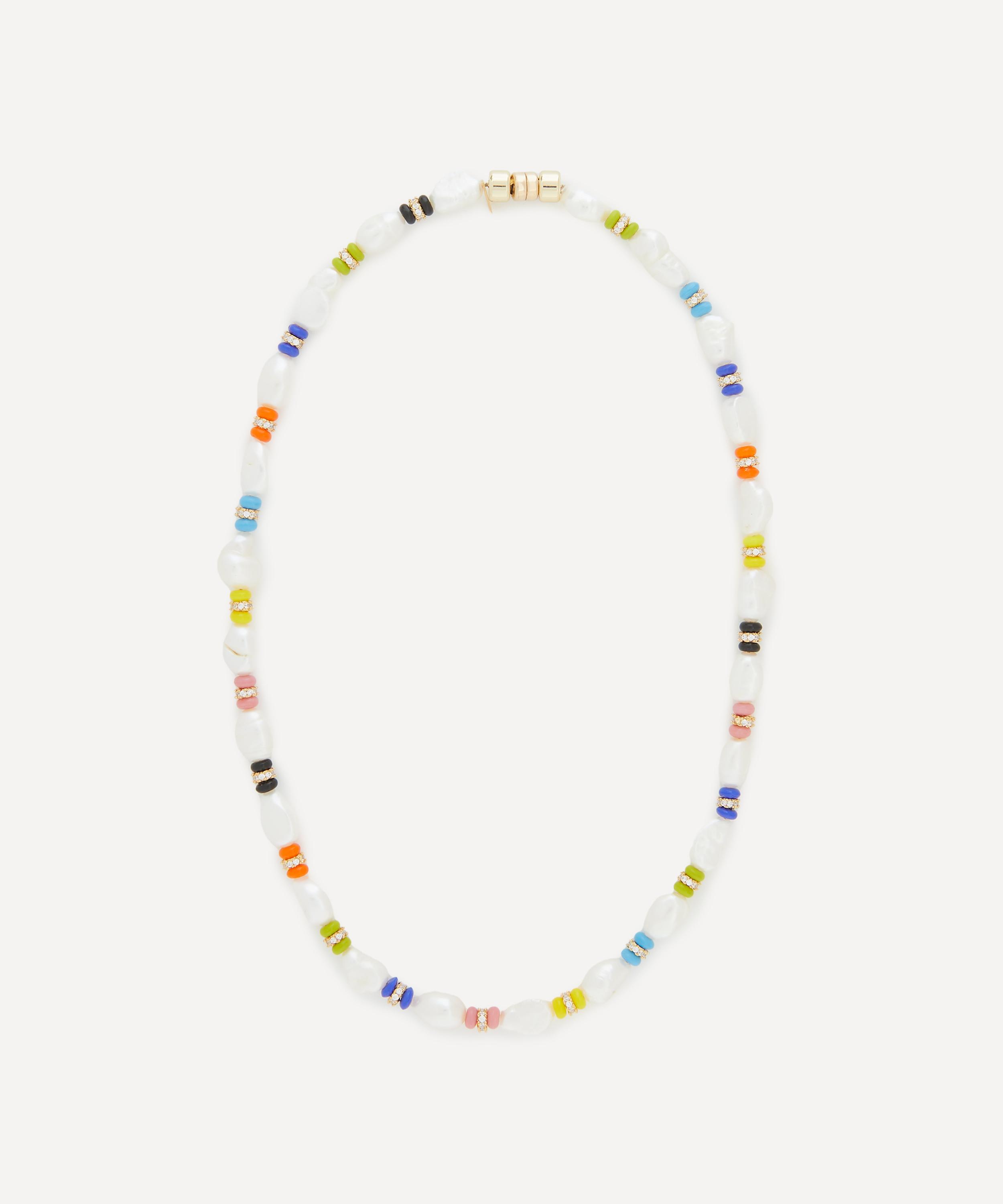 Martha Calvo - Venetian Freshwater Pearl Beaded Necklace image number 1