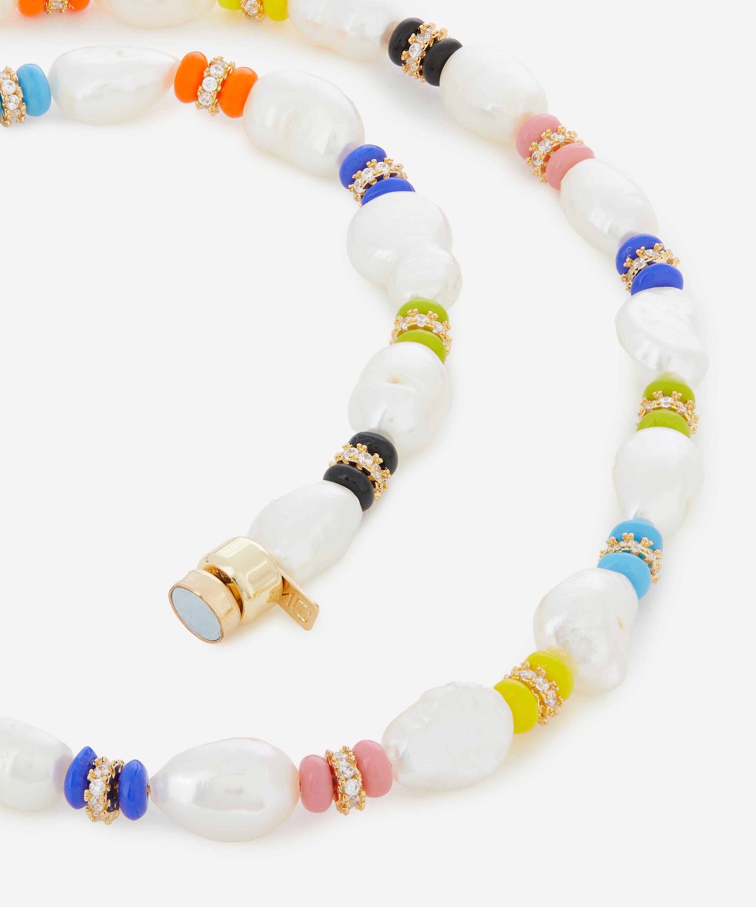 Martha Calvo - Venetian Freshwater Pearl Beaded Necklace image number 2