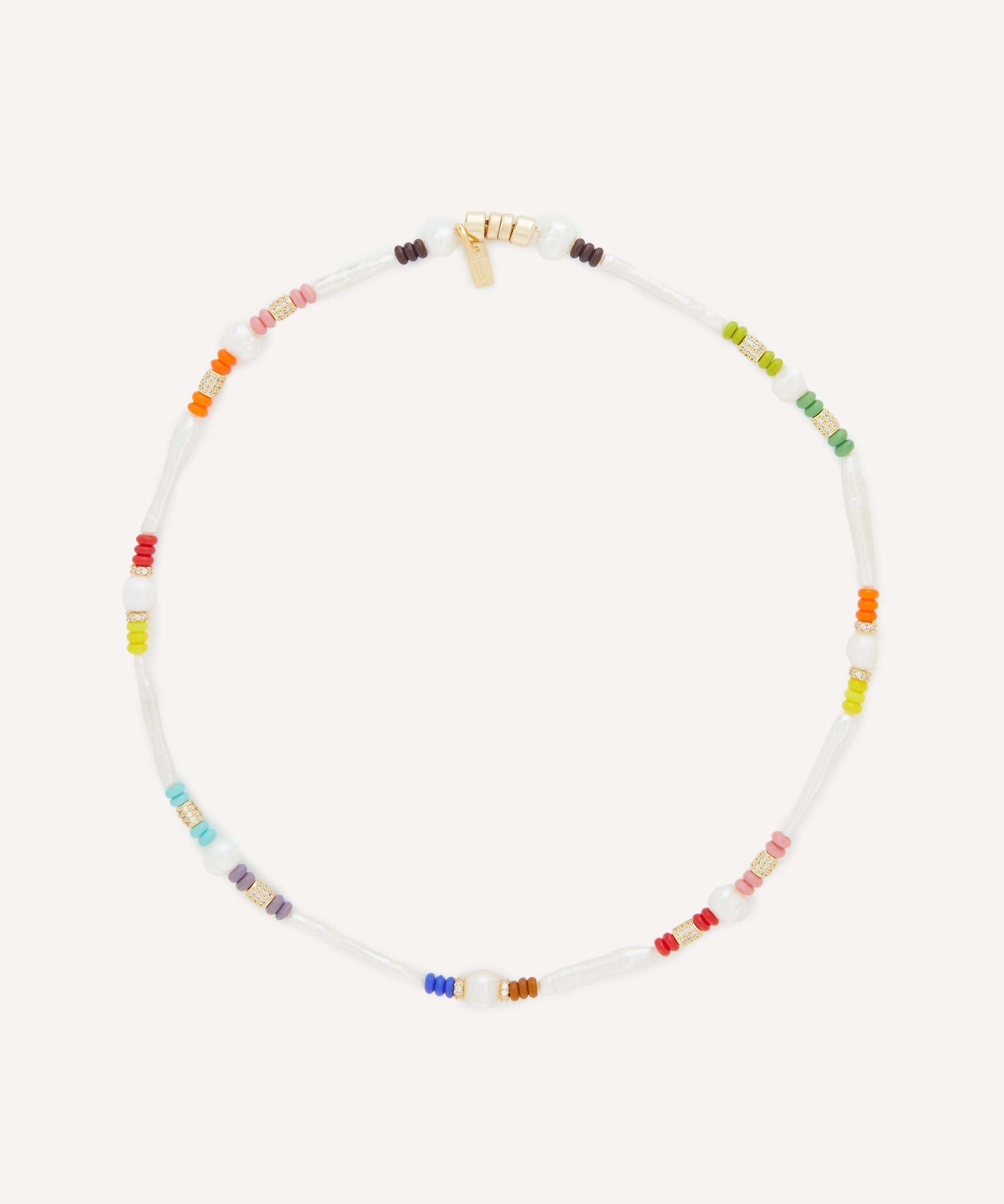 Martha Calvo - Kai Freshwater Pearl Beaded Necklace image number 1