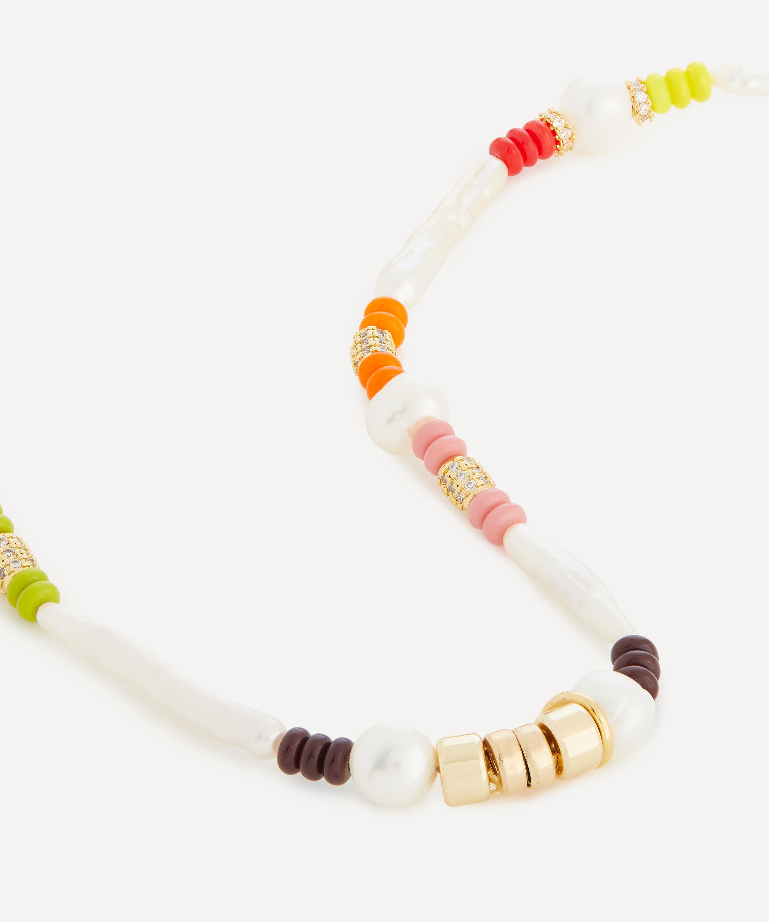 Martha Calvo - Kai Freshwater Pearl Beaded Necklace image number 2