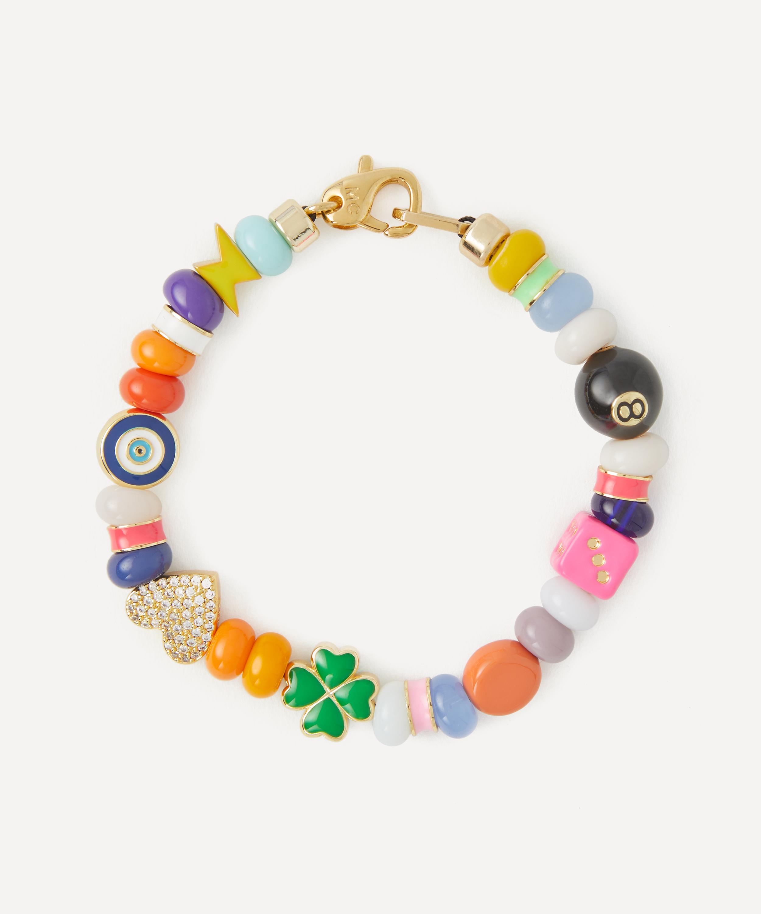 Martha Calvo - 14ct Gold-Plated Rhapsody Beaded Bracelet