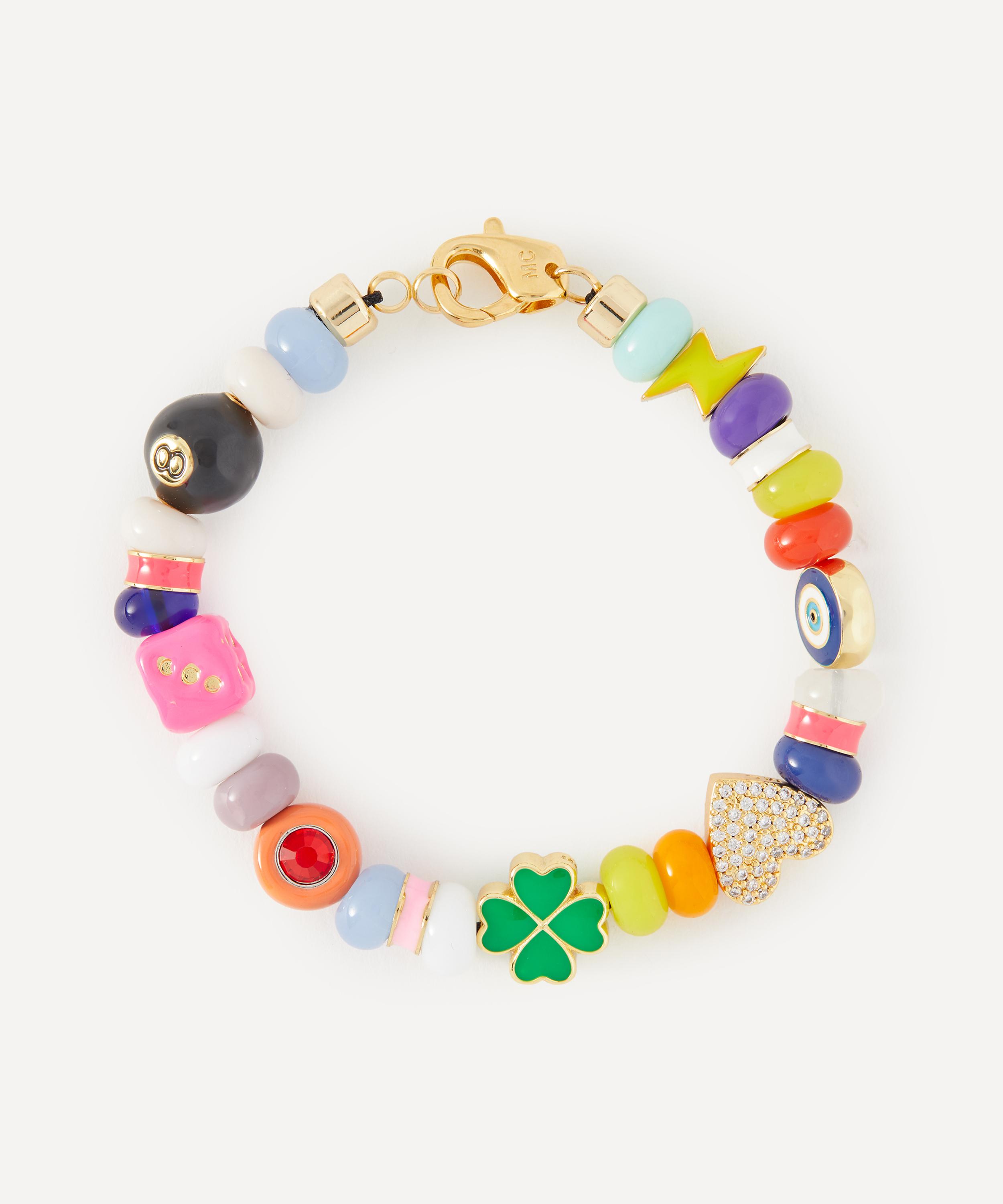 Martha Calvo - 14ct Gold-Plated Rhapsody Beaded Bracelet image number 0