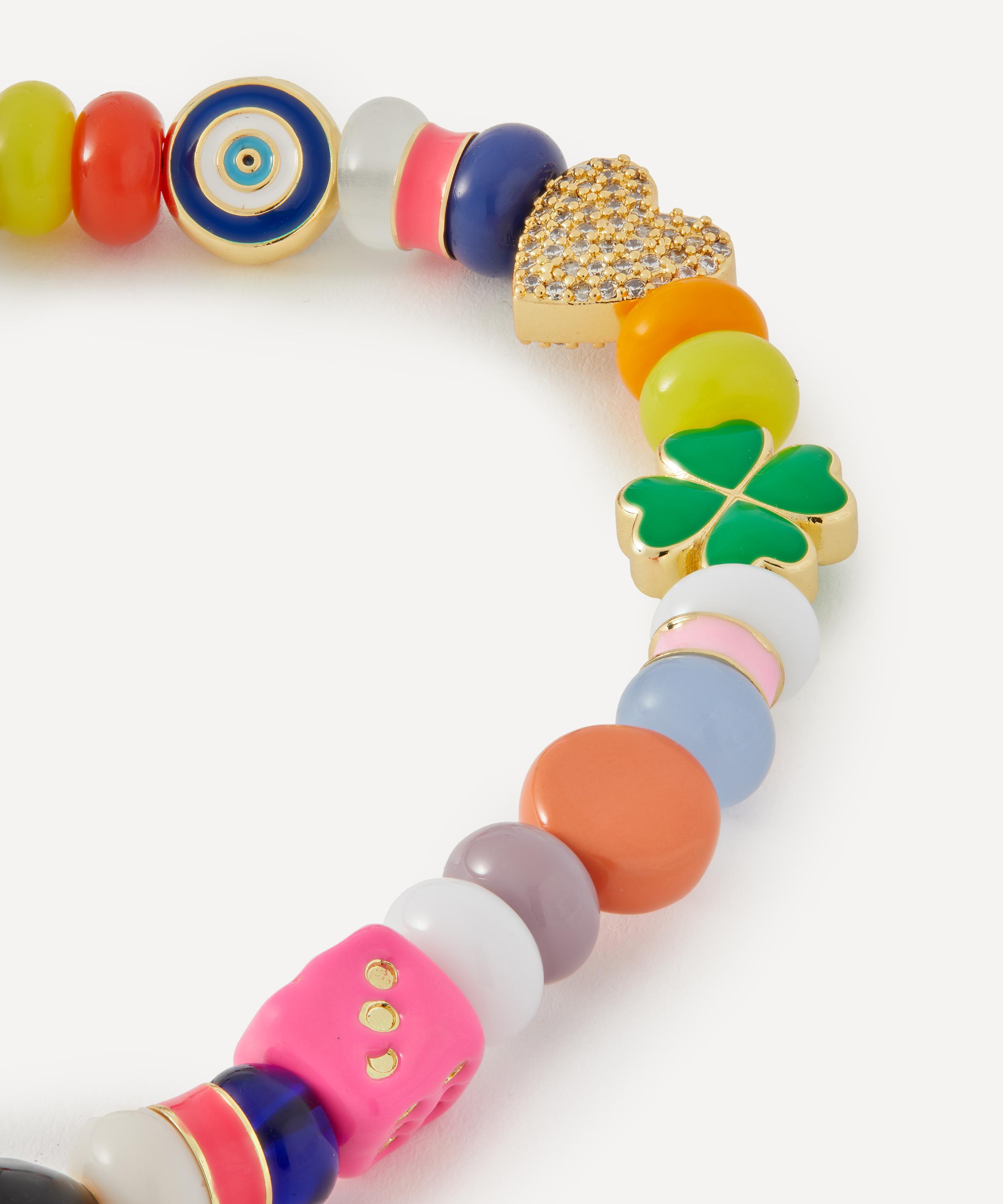 Martha Calvo - 14ct Gold-Plated Rhapsody Beaded Bracelet image number 1