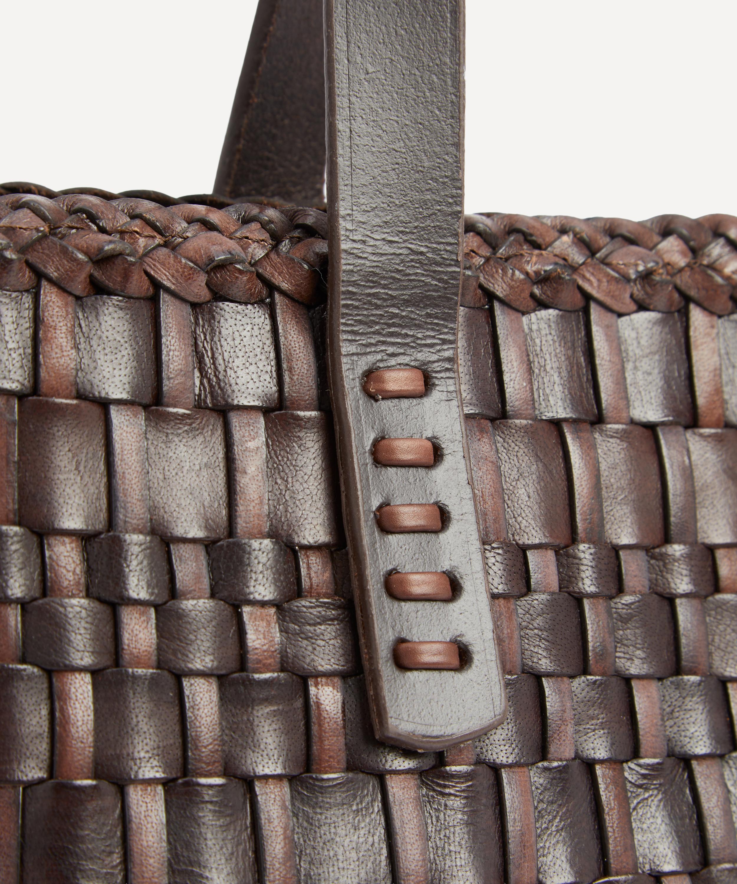 Dragon Diffusion - Salvage Woven Leather Tote Bag image number 3