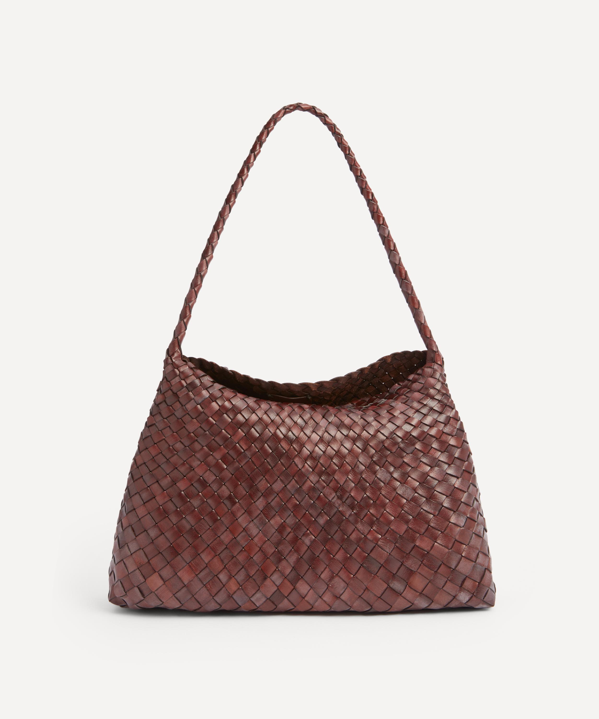 Dragon Diffusion - Santa Maria Woven Leather Shoulder Bag