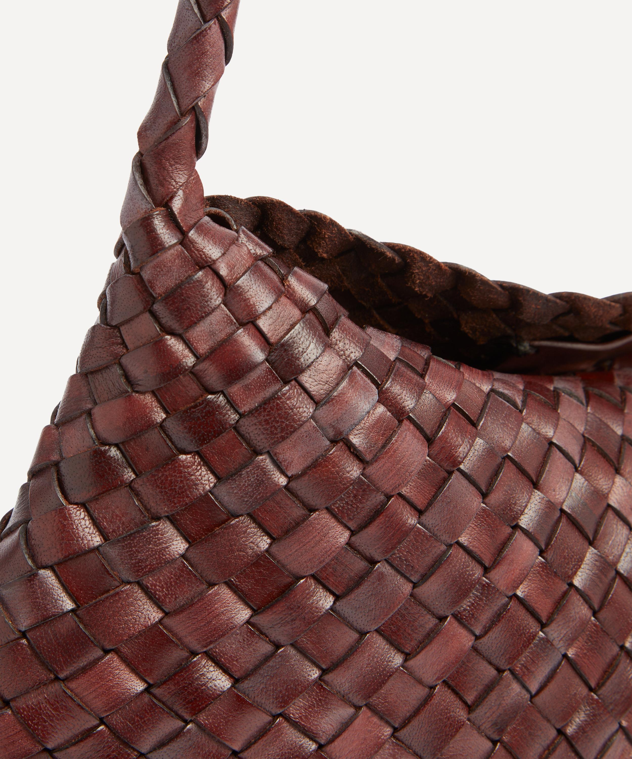 Dragon Diffusion - Santa Maria Woven Leather Shoulder Bag image number 3
