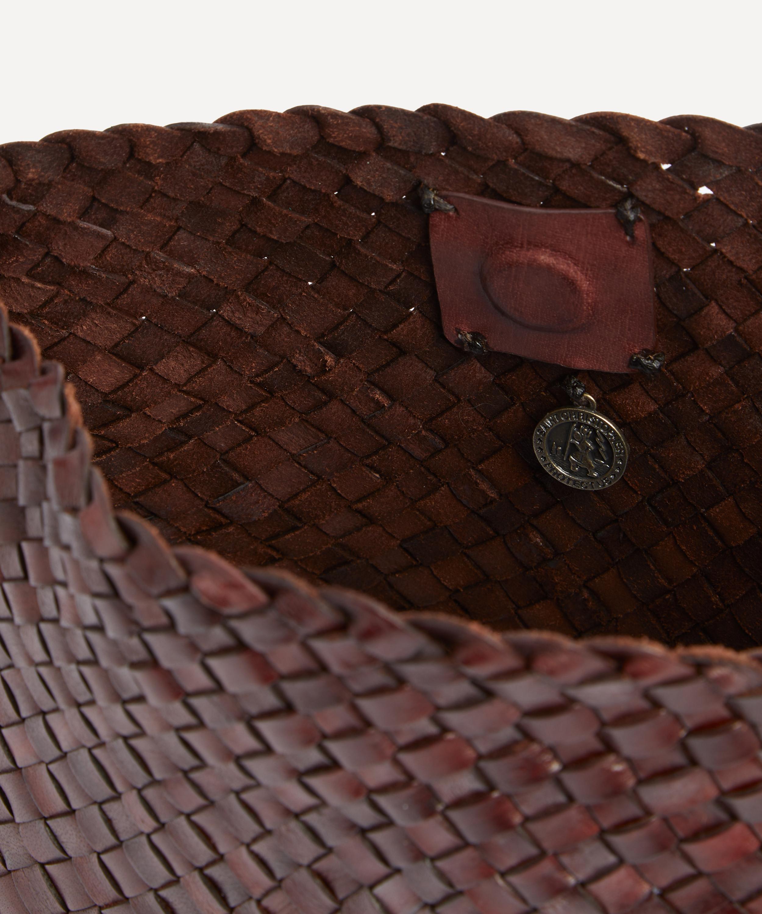 Dragon Diffusion - Santa Maria Woven Leather Shoulder Bag image number 4
