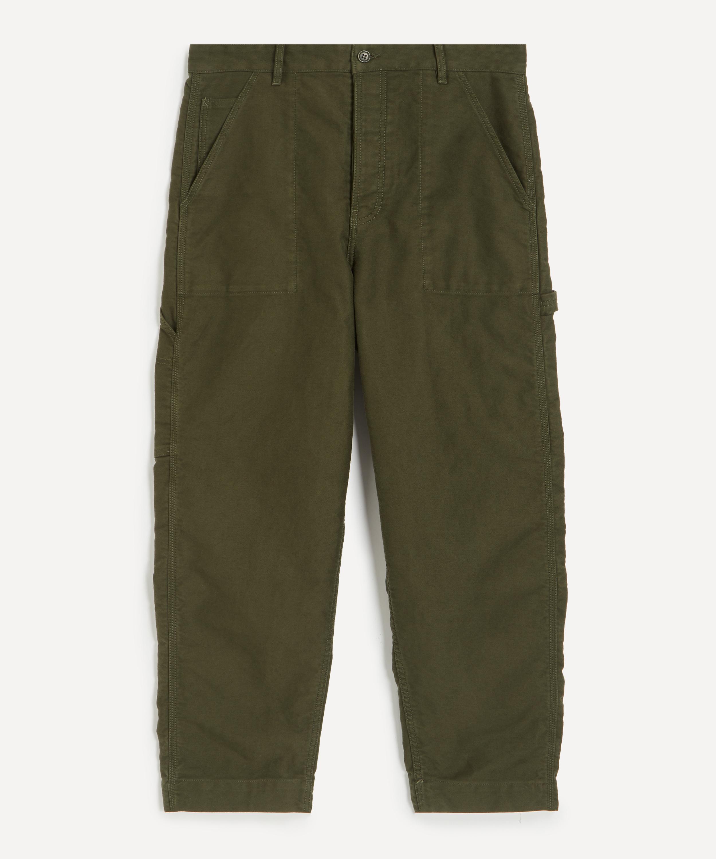 YMC - Olive Painter Trousers image number 0