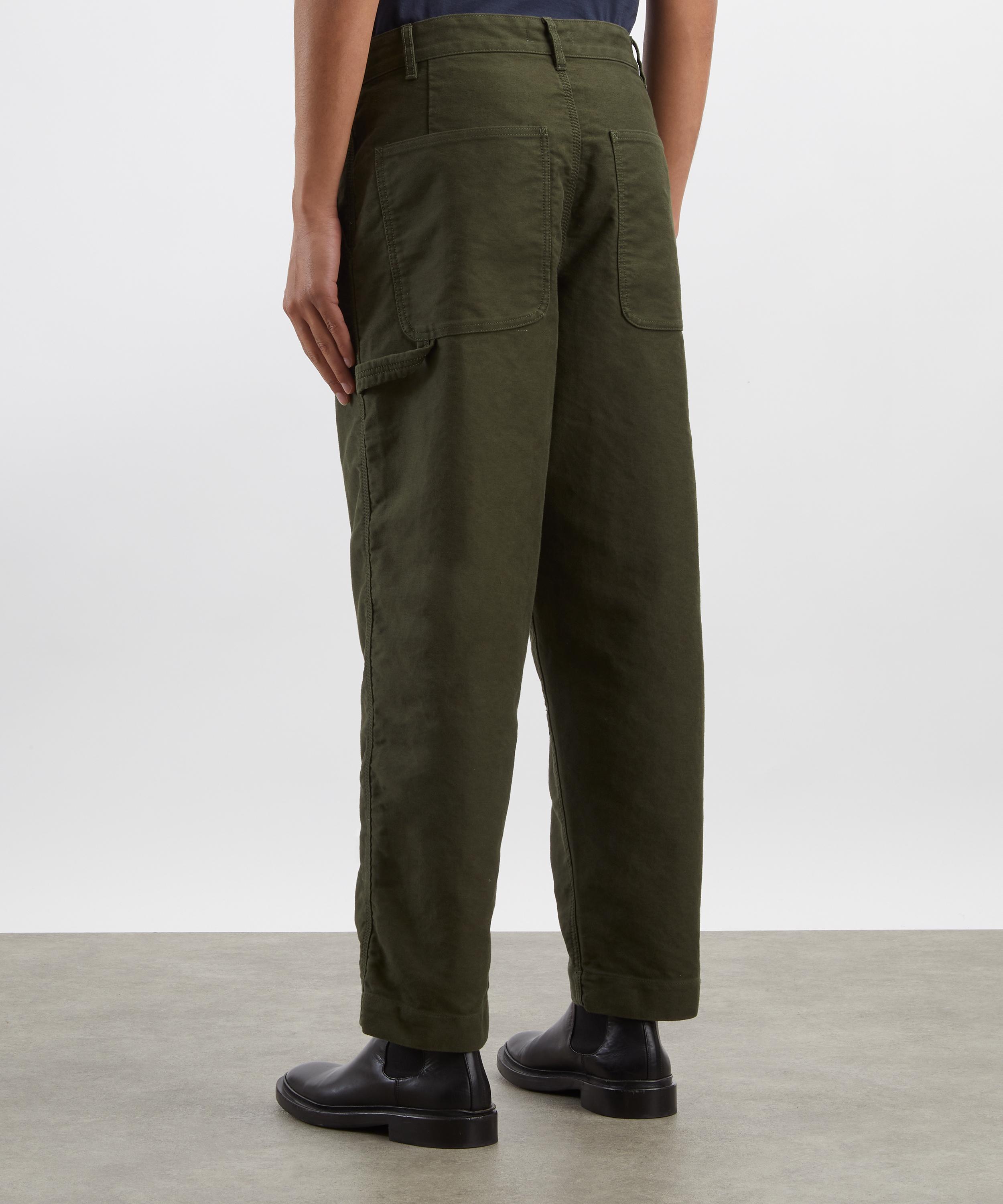 YMC - Olive Painter Trousers image number 3