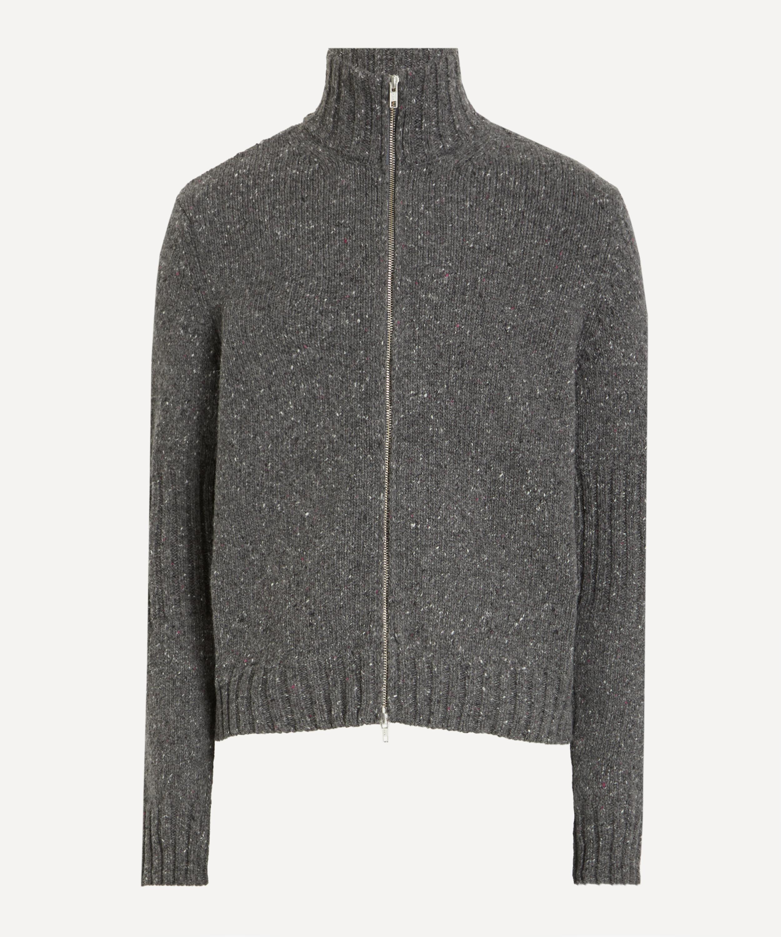 YMC - Charcoal Grey Nova Zip-Up Cardigan image number 0