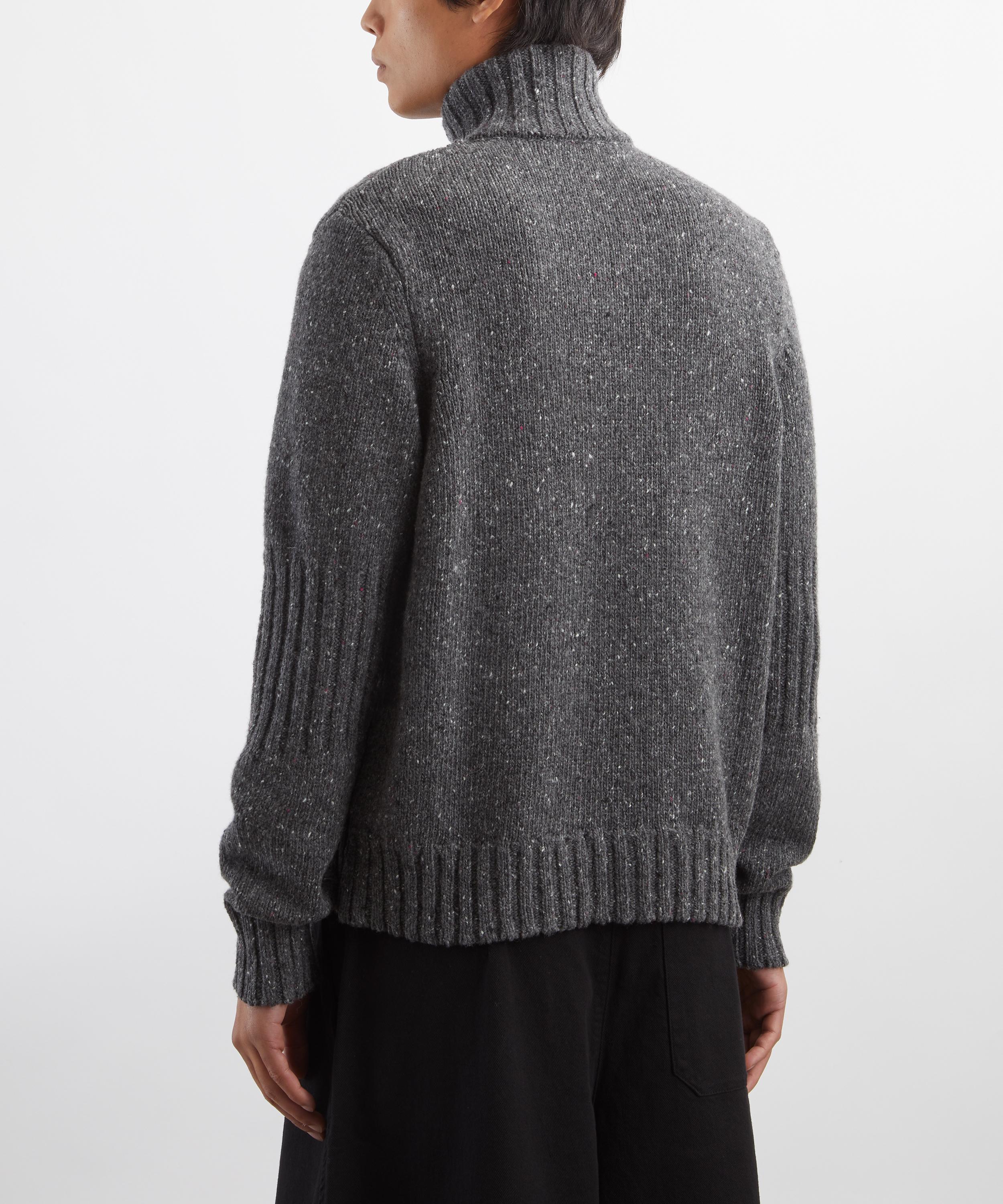 YMC - Charcoal Grey Nova Zip-Up Cardigan image number 3