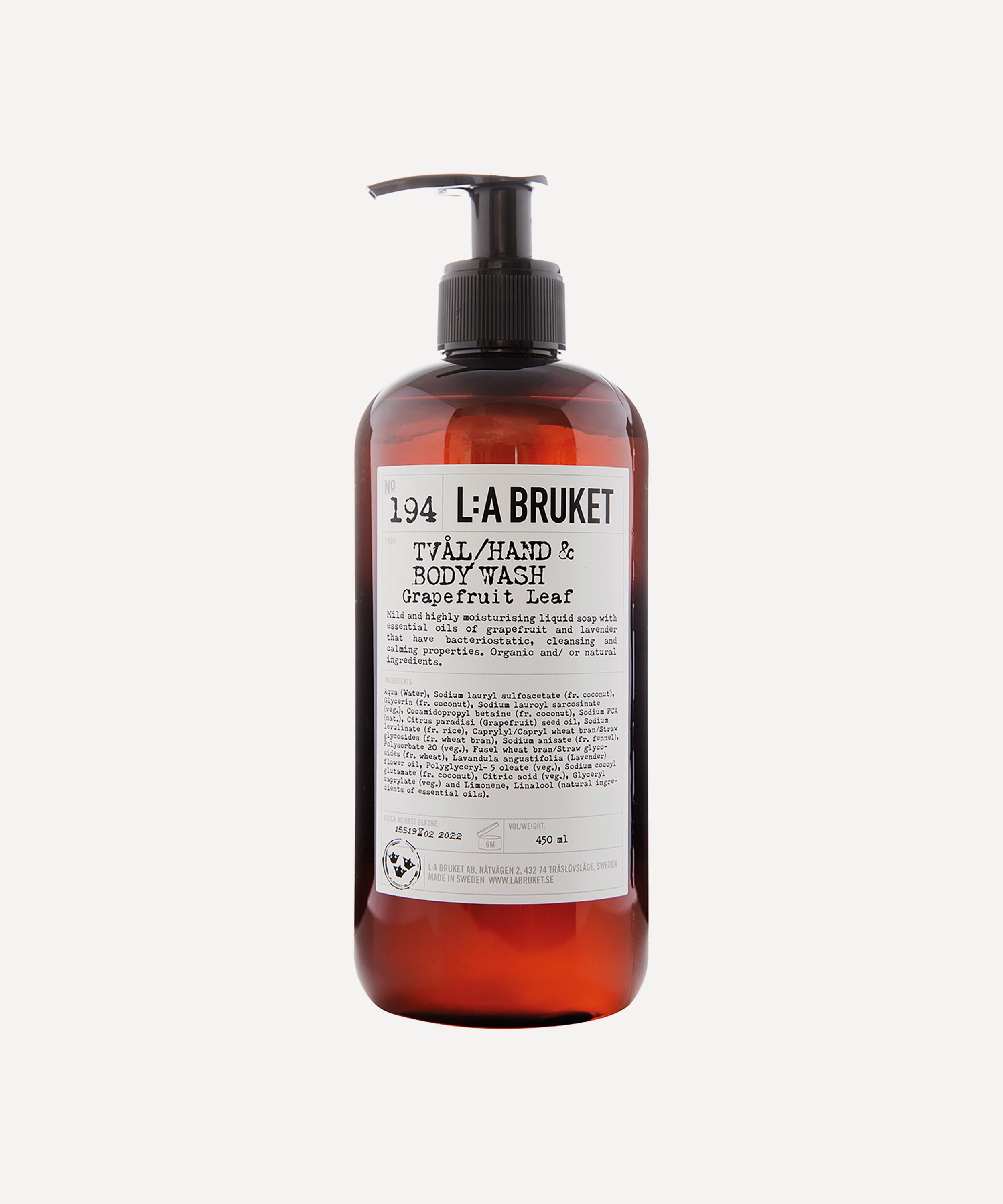LA Bruket - Hand Body Wash Grapefruit Leaf 450ml image number 0