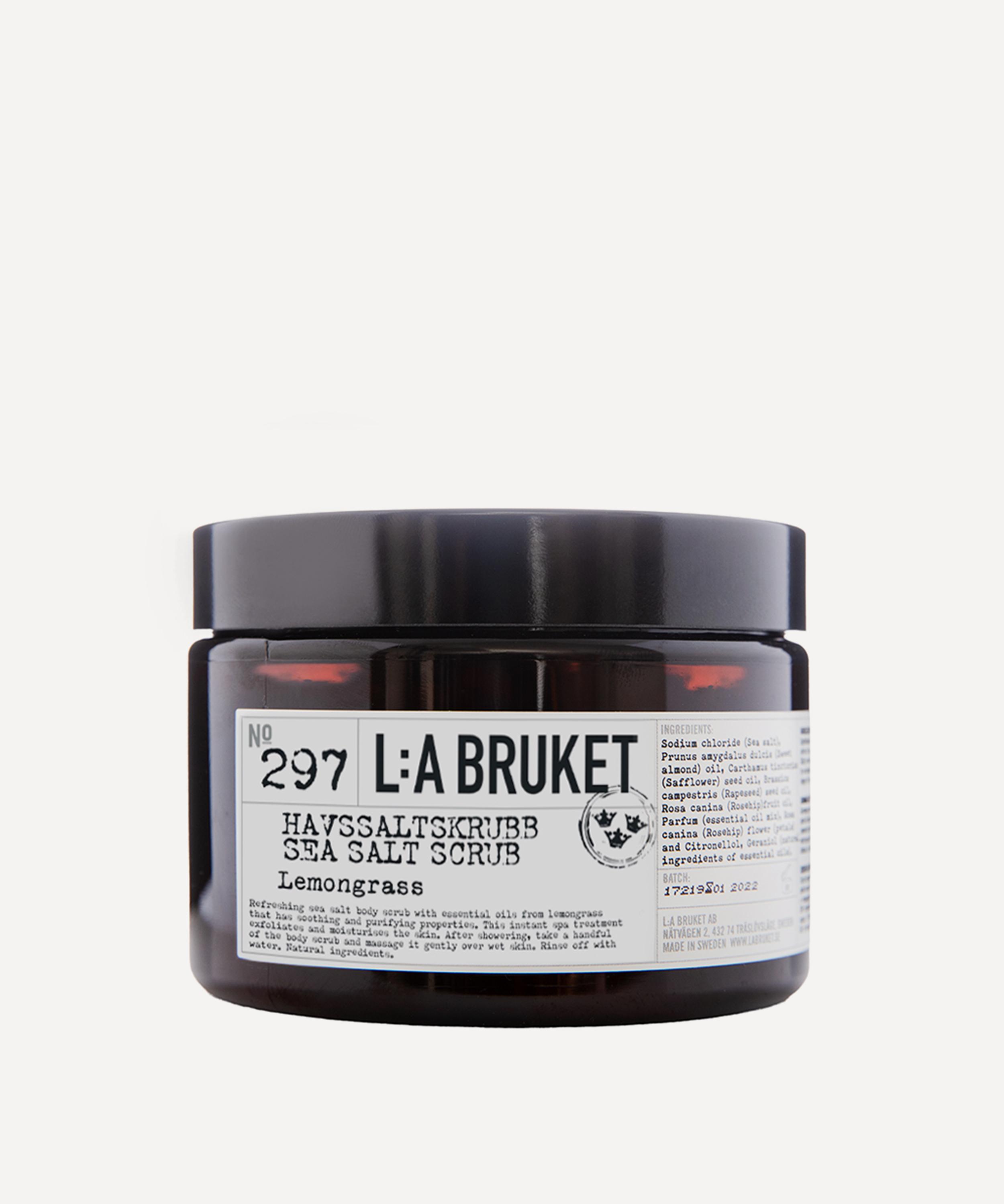 LA Bruket - Sea Salt Scrub Lemongrass 420g image number 0